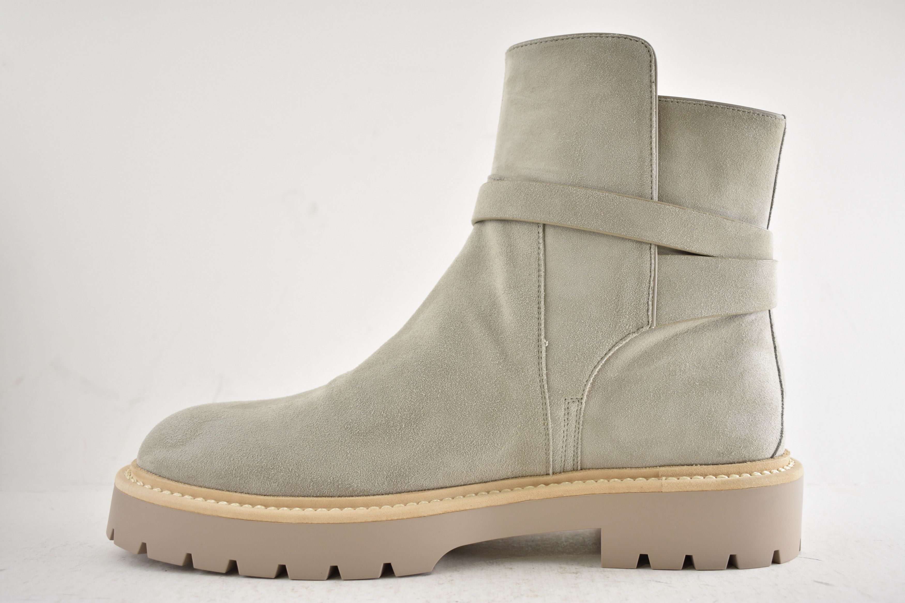 Hermes Hermes Jeff Ankle Boot Galet Suede Kelly Lock Buckle 40 Size US 10 / IT 40 - 12 Thumbnail
