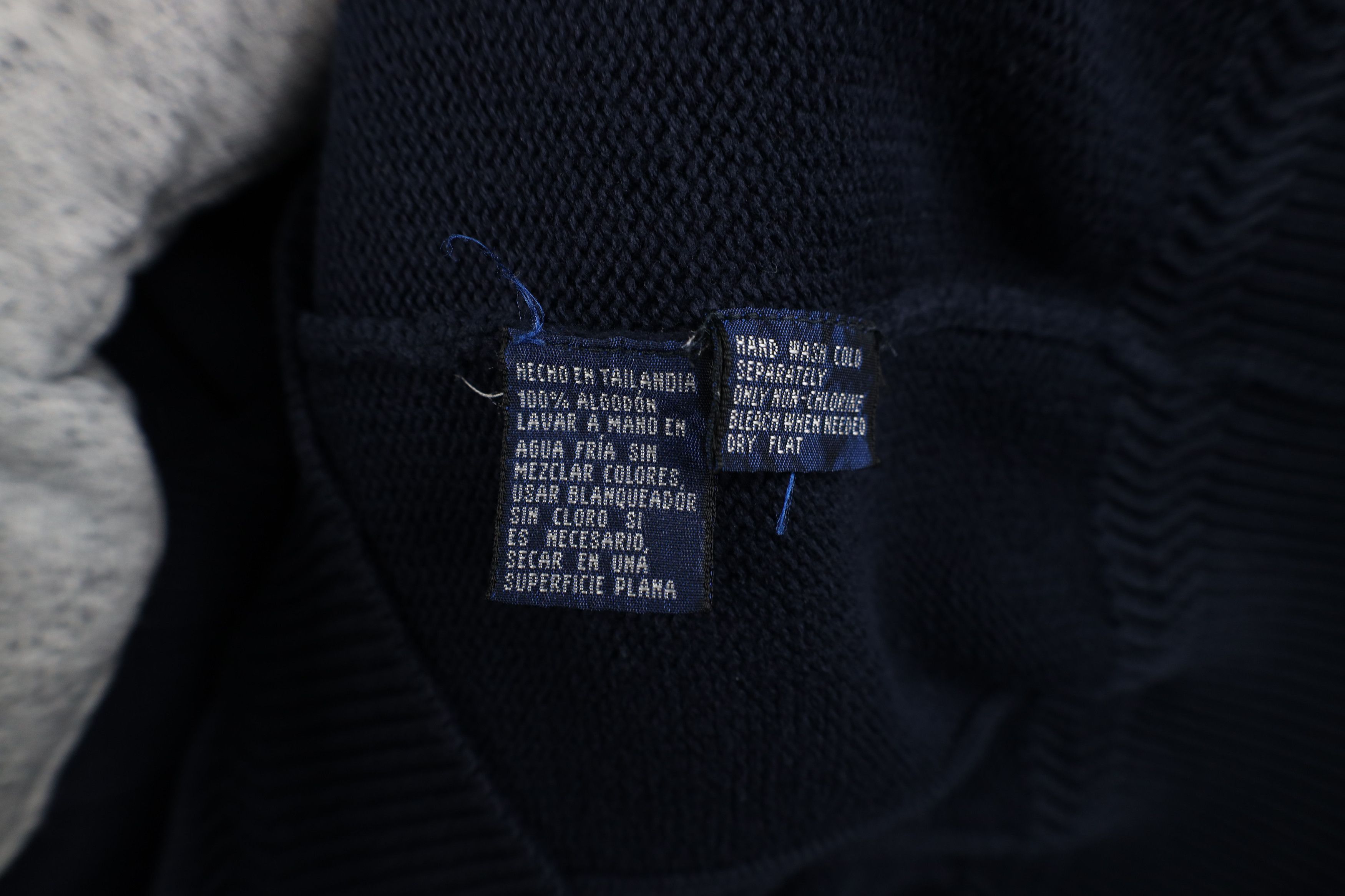 Nautica Vintage 90s Nautica Sailboat Cotton Cable Knit Sweater Blue Size US XL / EU 56 / 4 - 11 Thumbnail