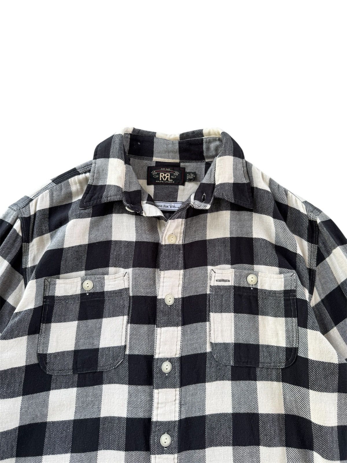 RRL Ralph Lauren RRL Buffalo Check Work Shirt Size US M / EU 48-50 / 2 - 2 Thumbnail