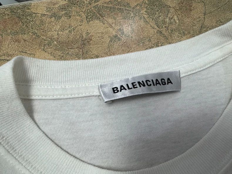 Balenciaga Balenciaga Lock T-shirt letter Logo printed T-shirt with r Size US S / EU 44-46 / 1 - 3 Thumbnail