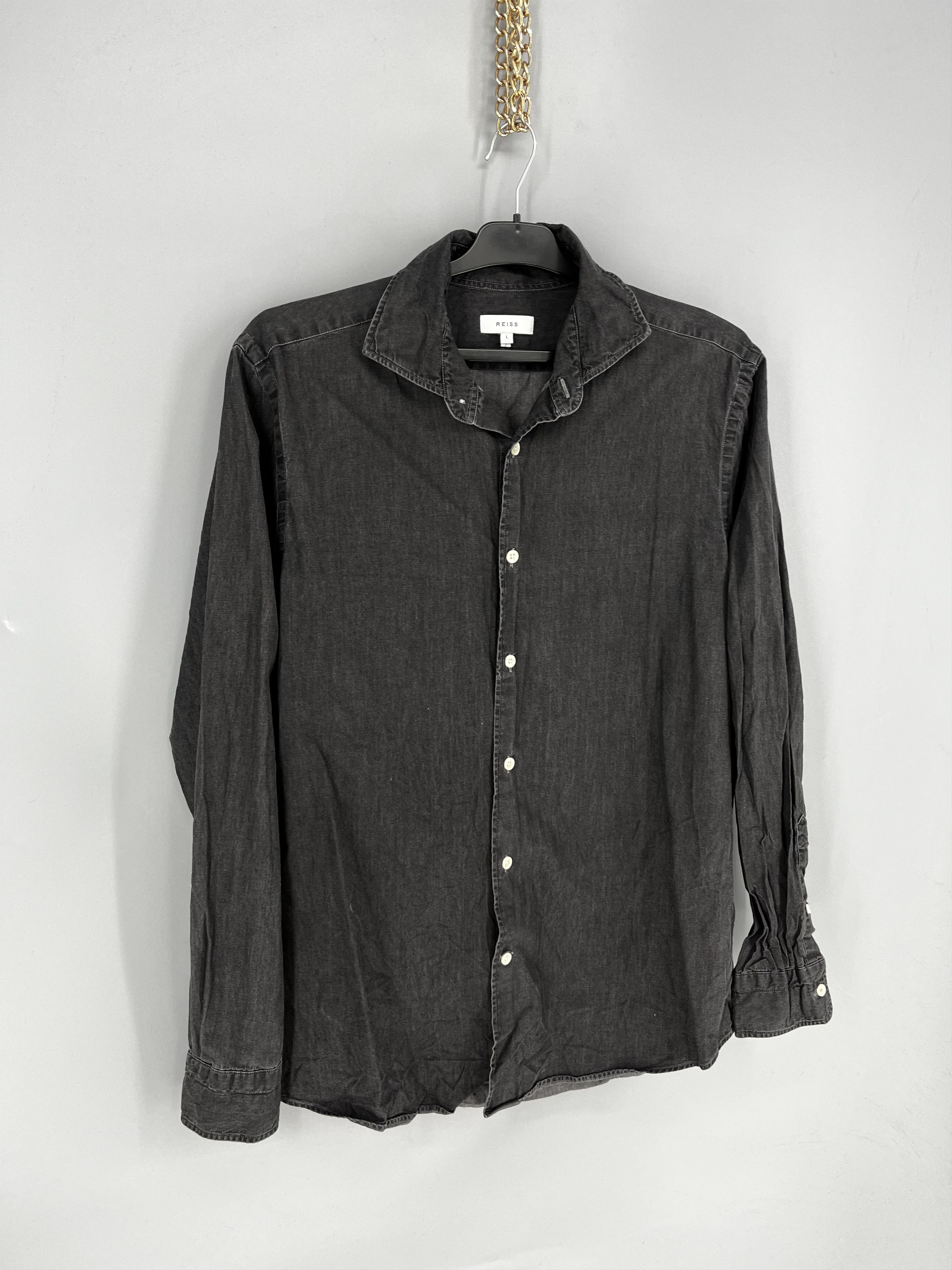 Reiss Reiss Mens Long Sleeve Knit Shirt Size L Size US L / EU 52-54 / 3 - 2 Thumbnail