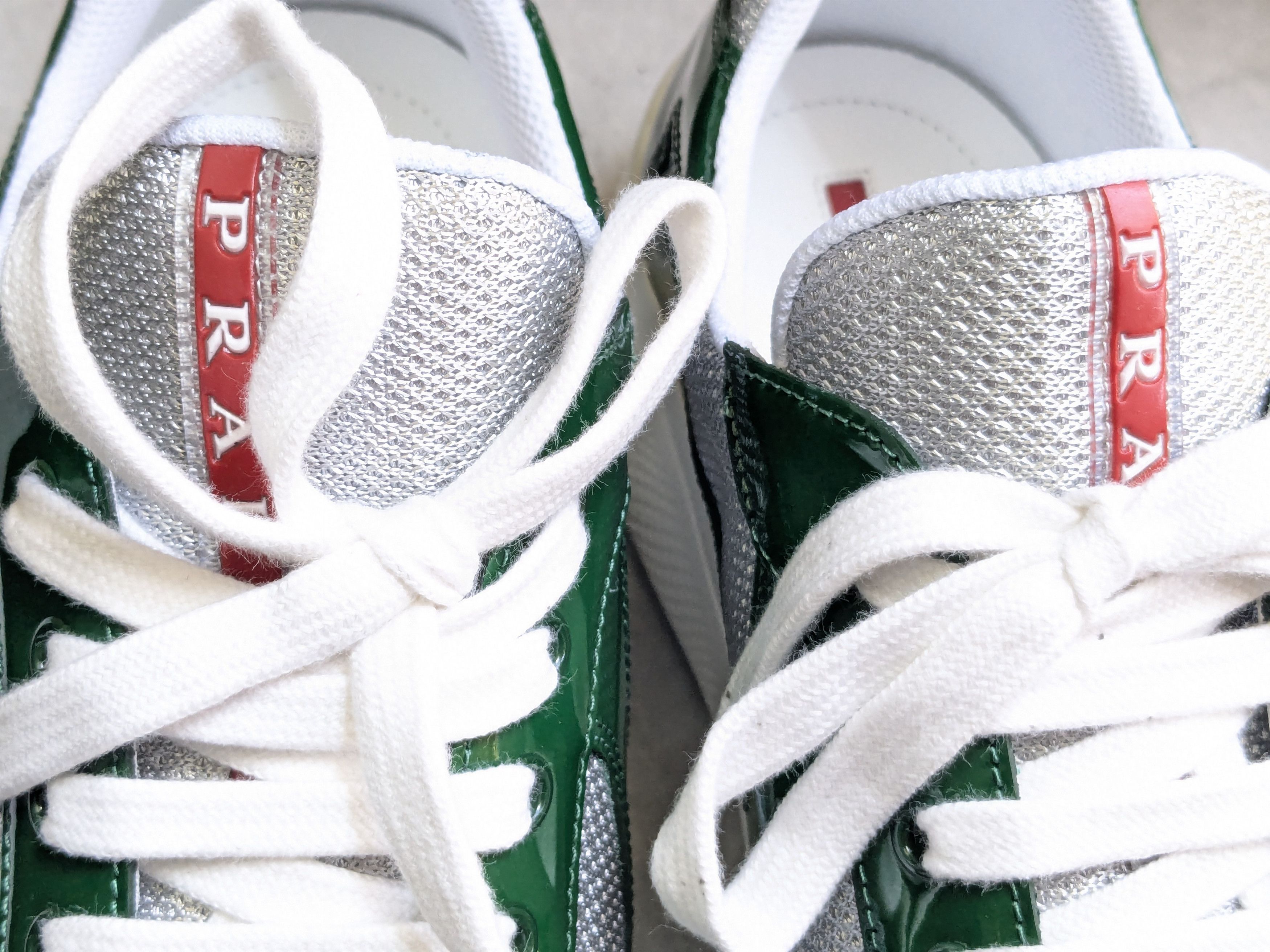 Prada Prada America's Cup Green Patent Leather 10 US Low Size US 10 / EU 43 - 2 Thumbnail