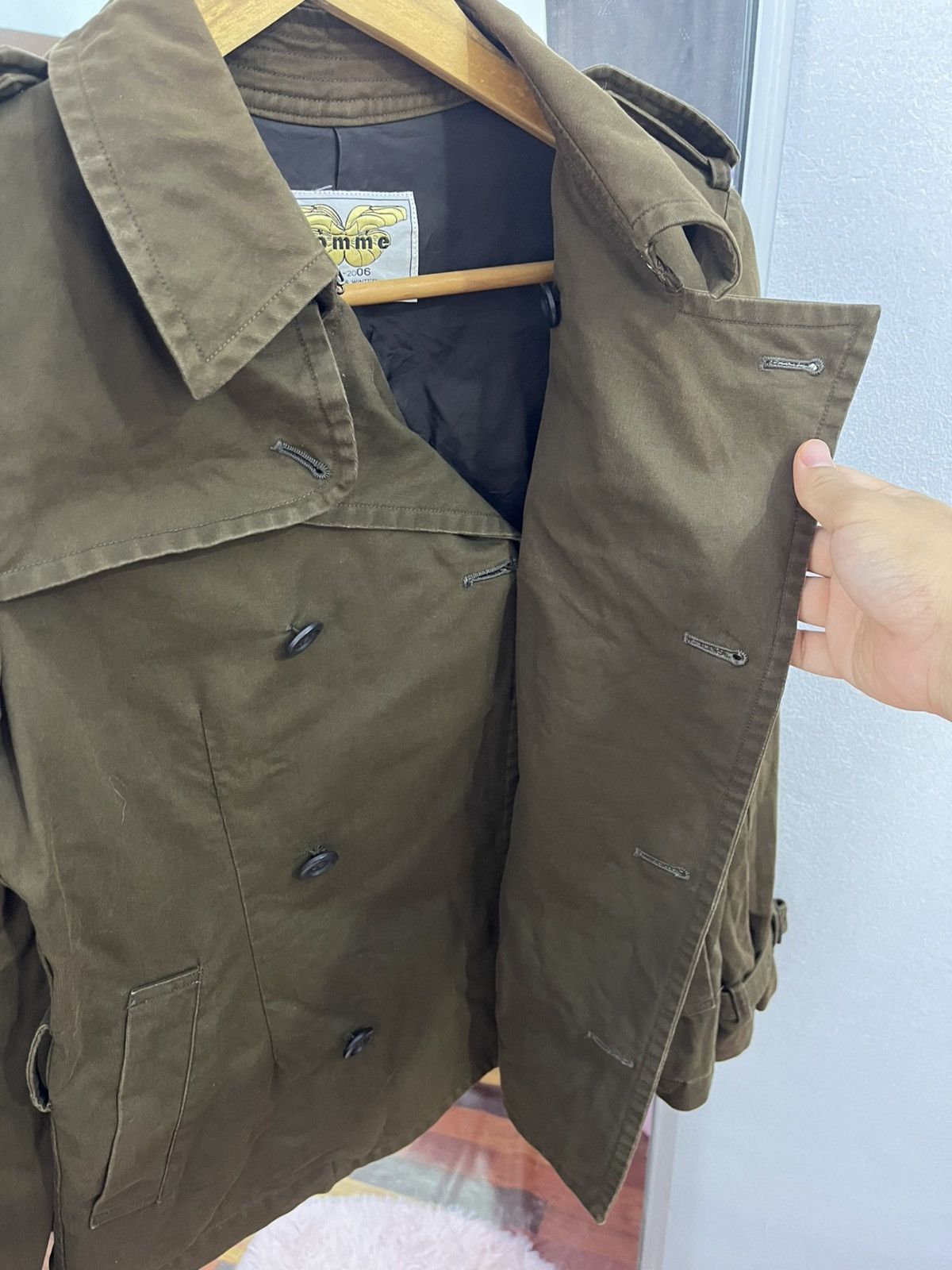 gomme Gomme Japan 05AW Cropped Trench Yohji Style Size S / US 4 / IT 40 - 10 Thumbnail