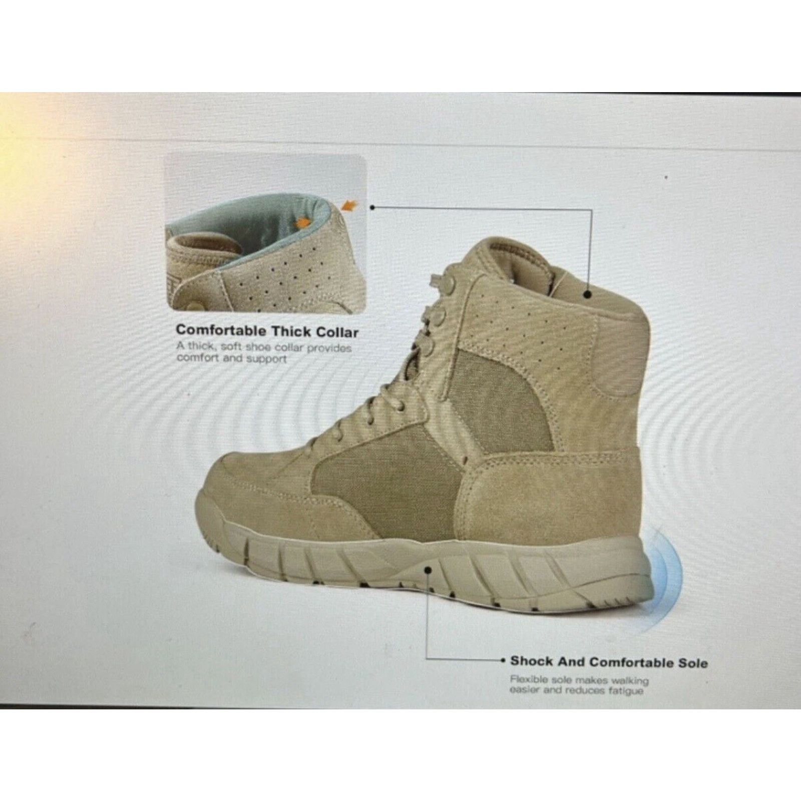 Other Free Soldier Work Boots Men's Tactical wtrprf Mil US sz 11 Size US 10 / EU 43 - 13 Thumbnail