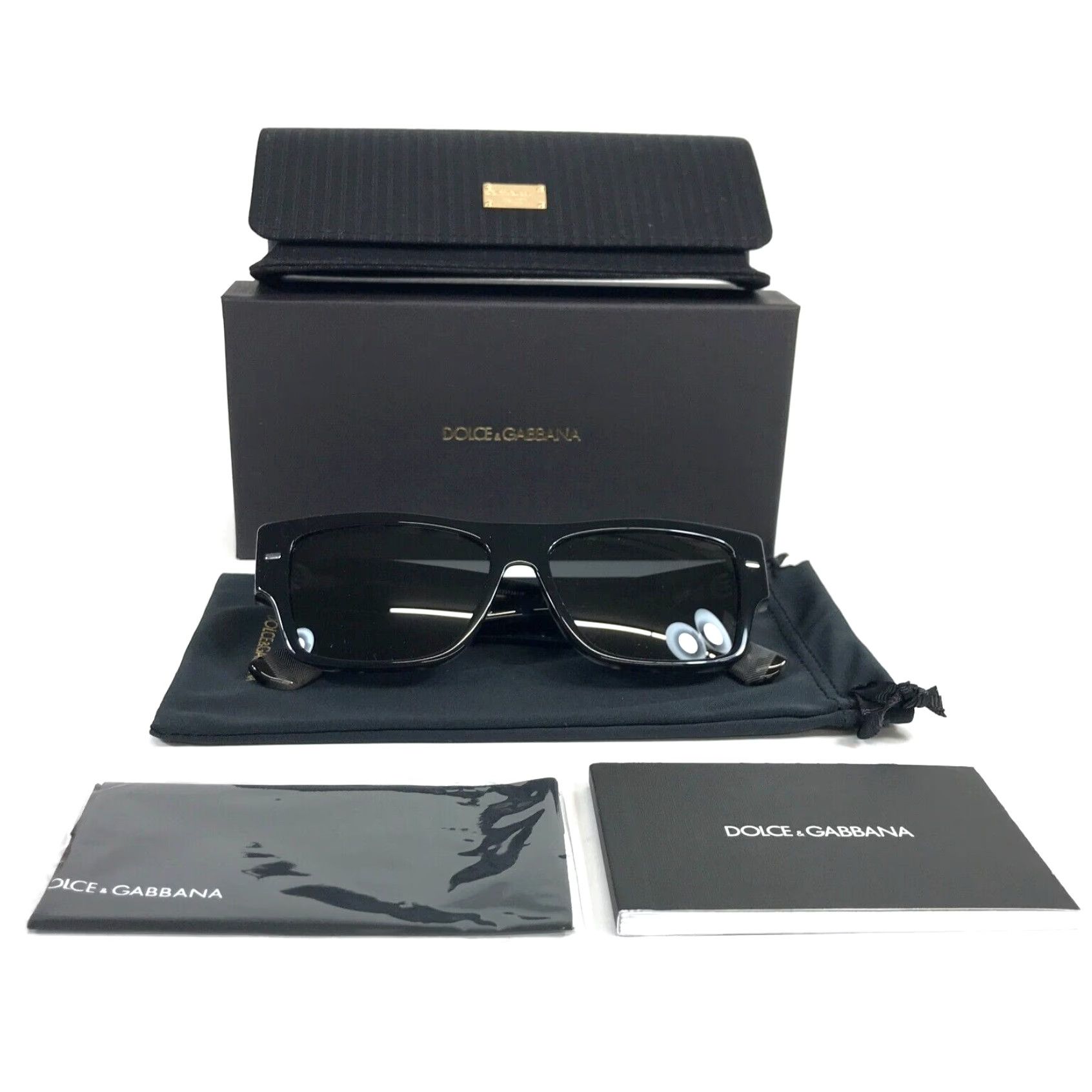 Dolce & Gabbana party factory iñ Havana sunglasses with case.