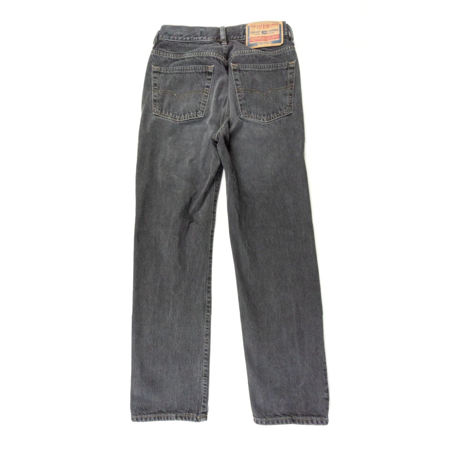 Diesel VINTAGE Diesel Jeans Men's 28x29 Straight Fit Black Denim Cotton 90s Y2K Size US 28 / EU 44 - 6 Thumbnail