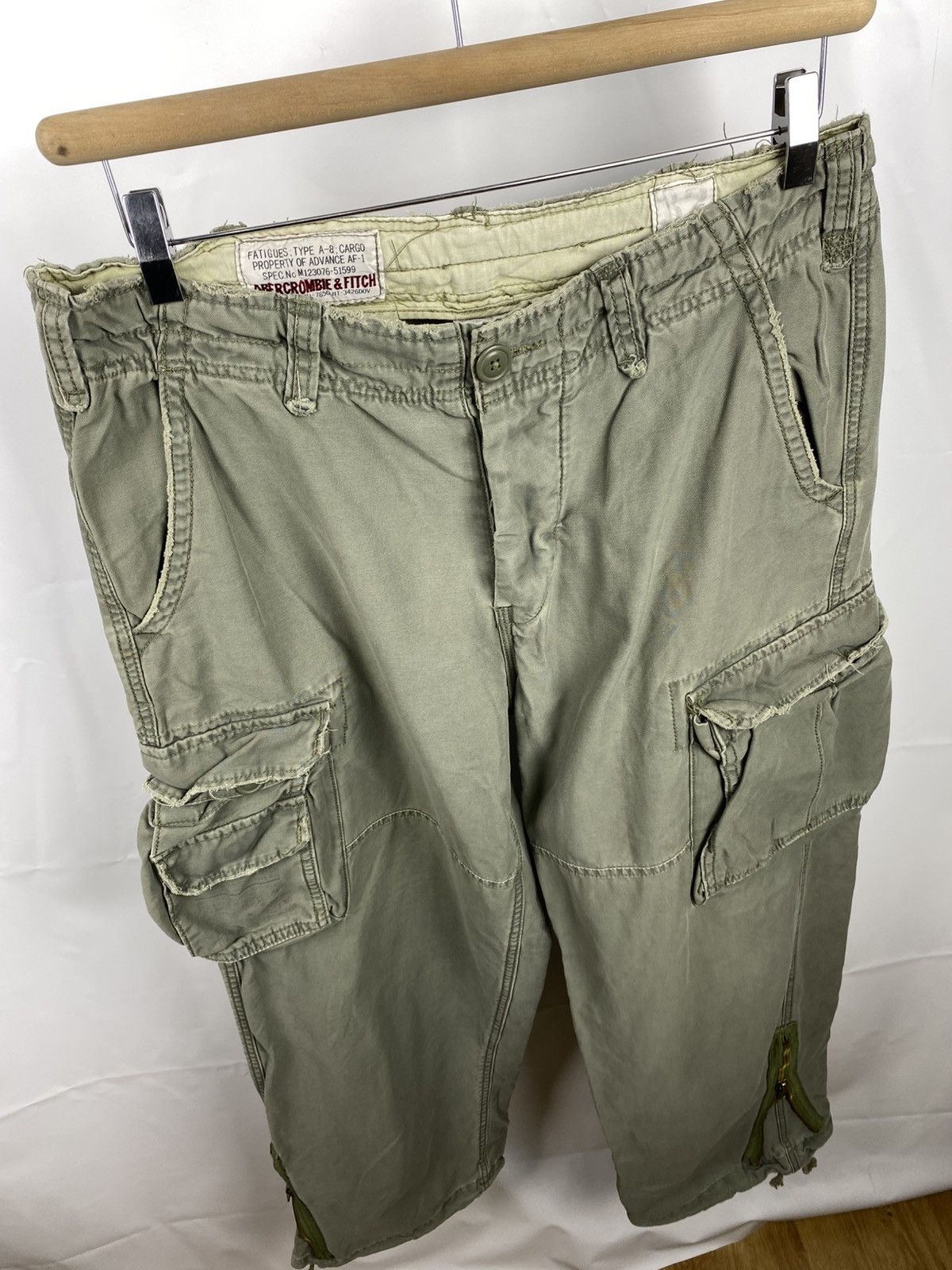 Abercrombie & Fitch Abercrombie & Fitch Paratrooper Pants Vintage Cargo size 32 Size US 32 / EU 48 - 11 Thumbnail
