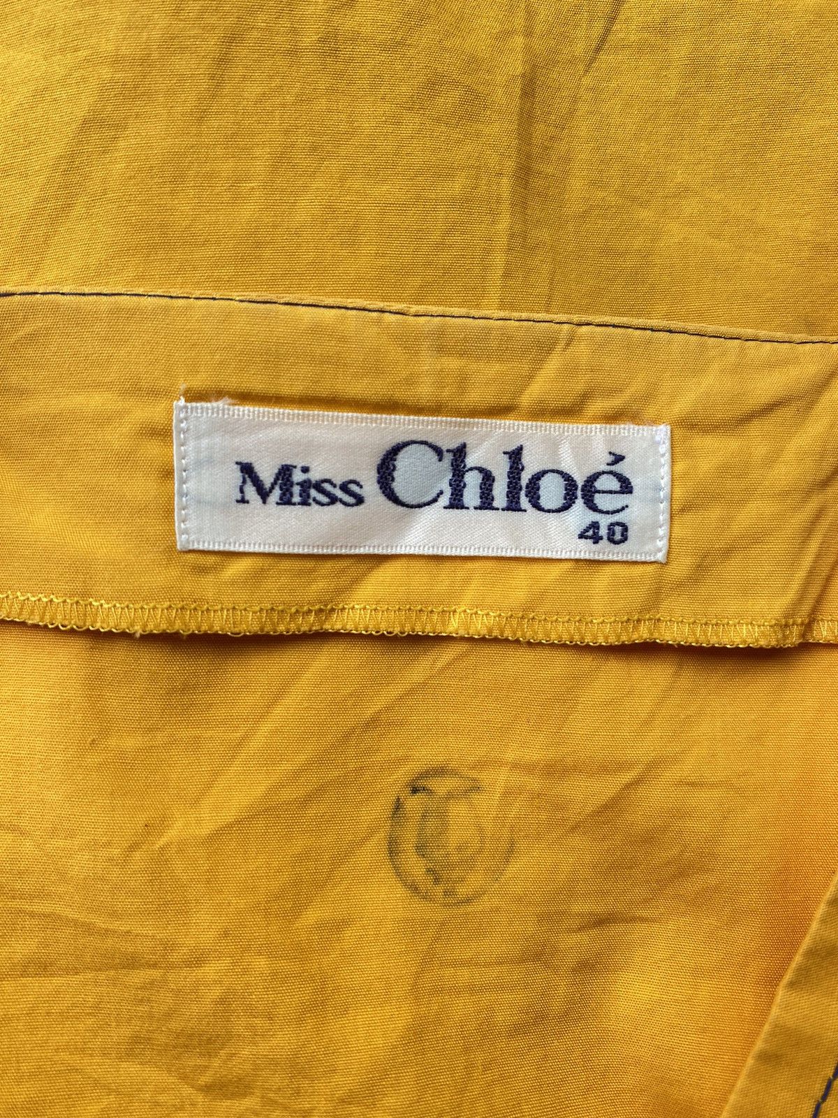 Chloe Chloé Vintage Vibrant Yellow Button-Up Top Size S / US 4 / IT 40 - 7 Thumbnail