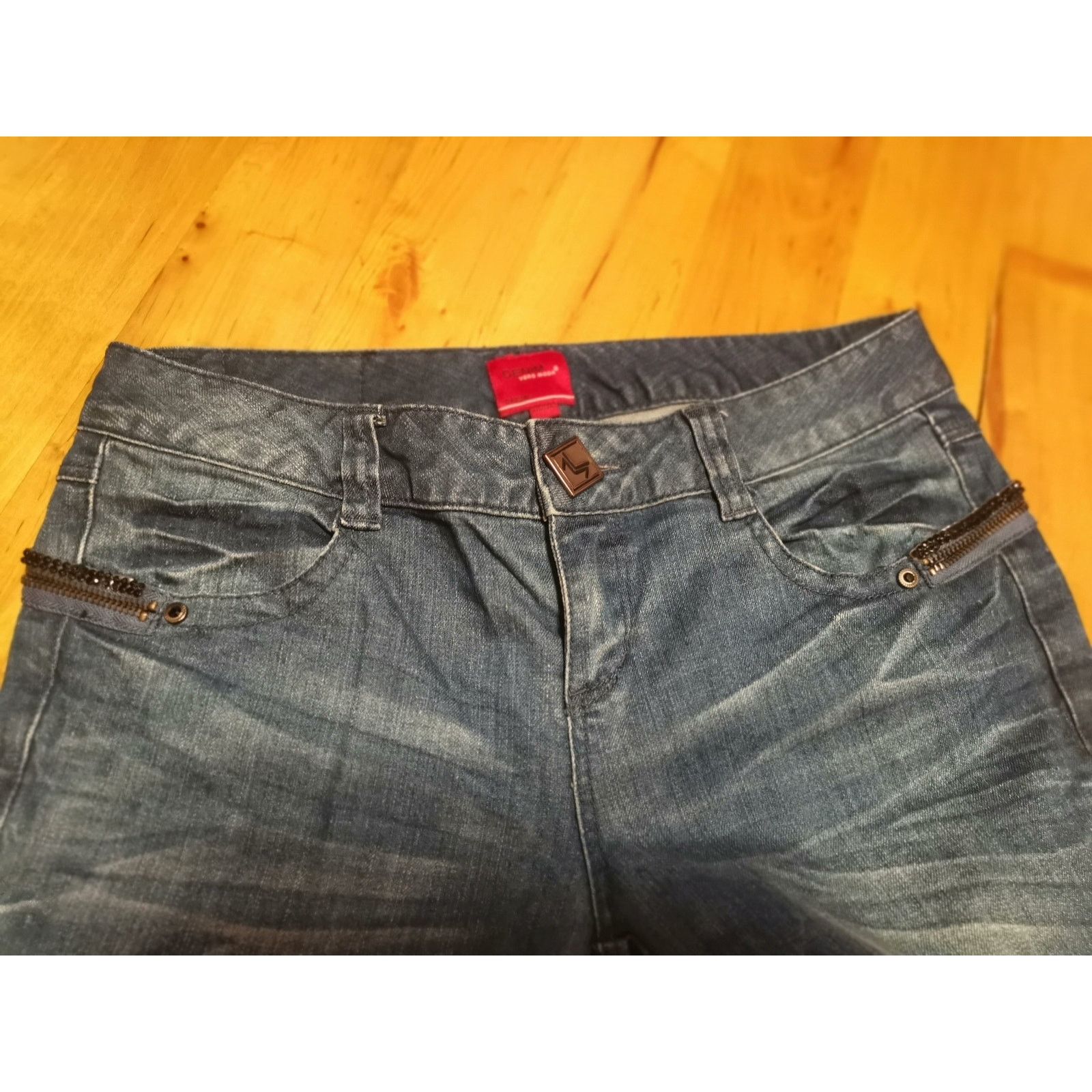 Hysteric Glamour × Japanese Brand × Vintage Vintage Japanese Brand Faded Low-rise Bootcut Denim Jeans Size US 30 / EU 46 - 6 Thumbnail