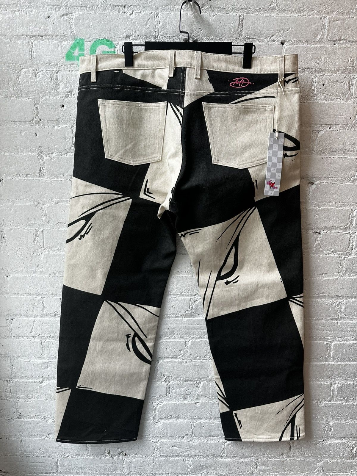 Matty Boy MATTY BOY 99 EYES WHITE BLACK CHECKERED JEANS NYC SIZE 38 Size US 38 / EU 54 - 6 Thumbnail
