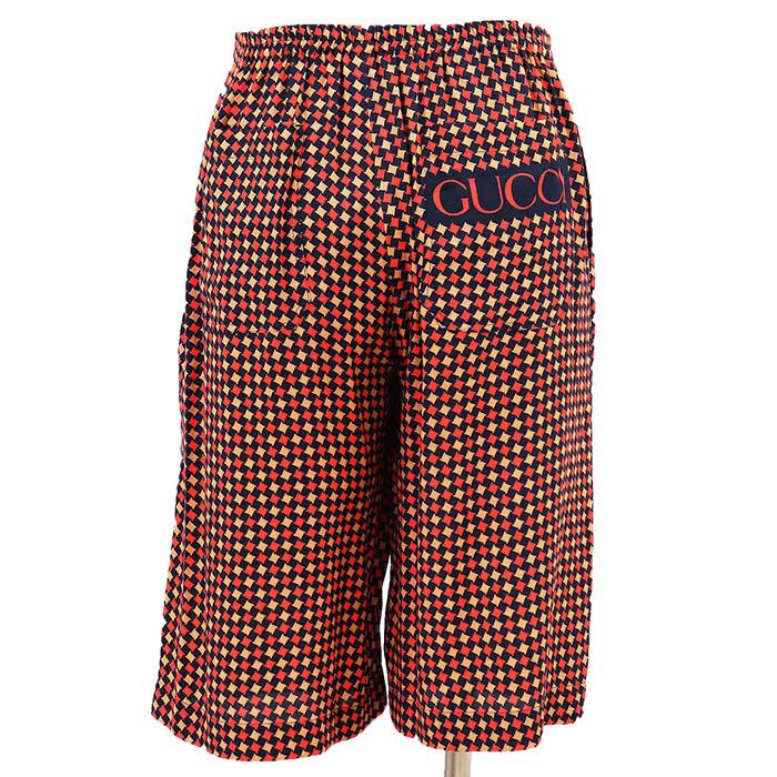 Gucci Gucci Gucci Rayon Shorts Textile Shorts DUTY FREE for USA Size ONE SIZE - 1 Thumbnail