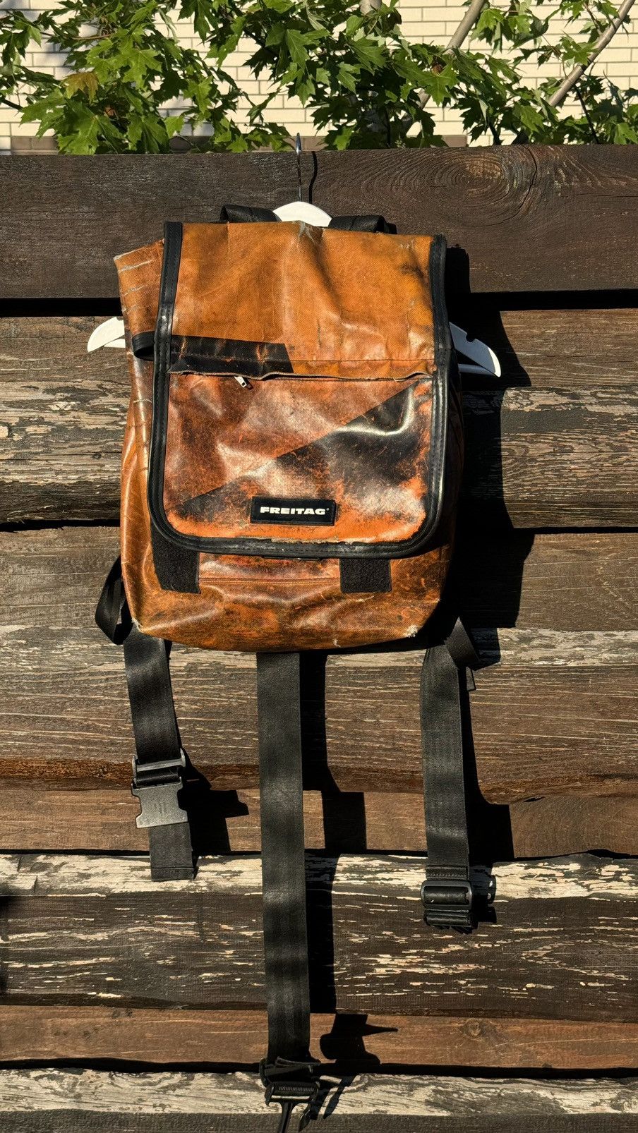 Freitag Freitag big backpack bag orange / black Size ONE SIZE - 2 Thumbnail