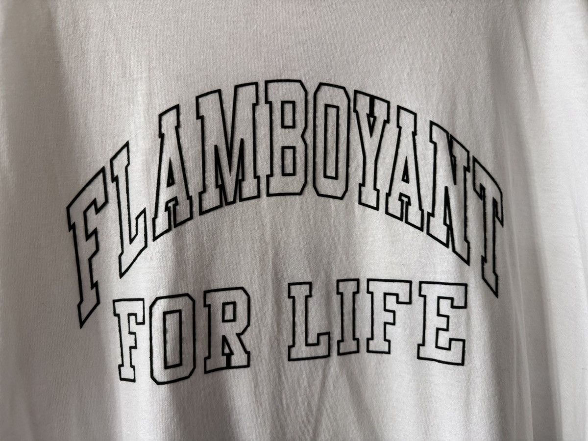 Pleasures White Big L Flamboyant For Life Graphic T-Shirt. Size US XXL / EU 58 / 5 - 2 Thumbnail