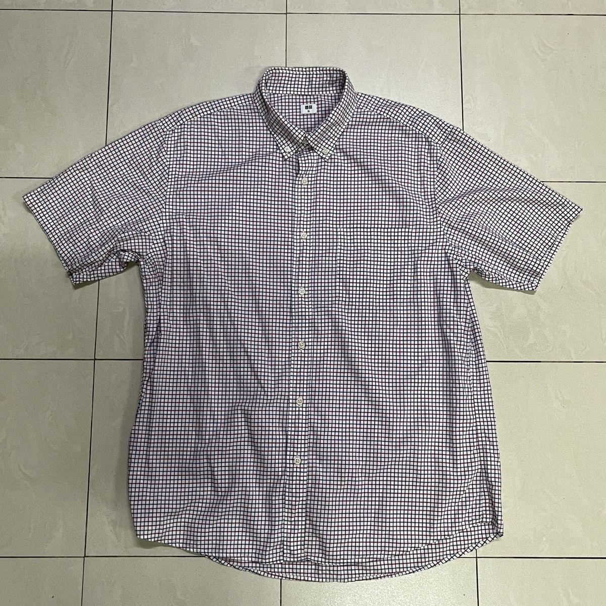 Beauty Beast × Japanese Brand × Uniqlo Uniqlo Small Checkered Button Up Shirt Size US L / EU 52-54 / 3 - 2 Thumbnail
