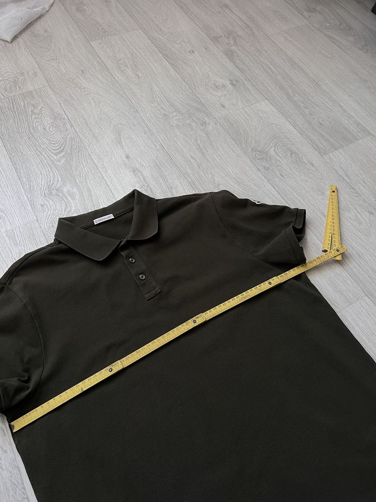 Moncler Moncler Polo Big Logo Collar T Shirt Size US XXL / EU 58 / 5 - 13 Thumbnail