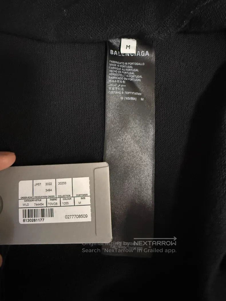 Balenciaga Balenciaga Double-ended zip-up hooded long-sleeve jacket Size US M / EU 48-50 / 2 - 4 Thumbnail