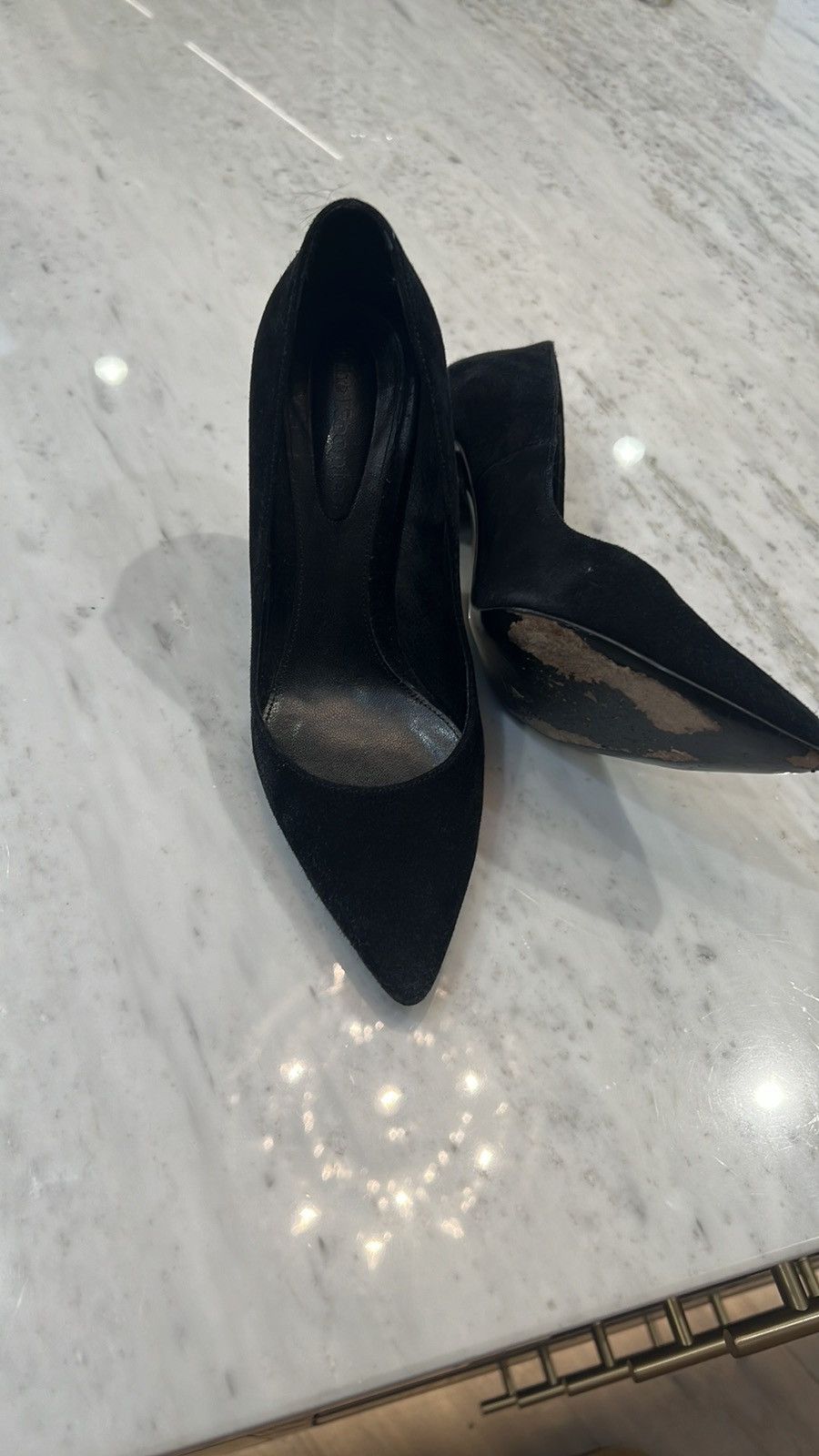 The Kooples Sued Black classic pumps Size US 6.5 / IT 36.5 - 6 Thumbnail