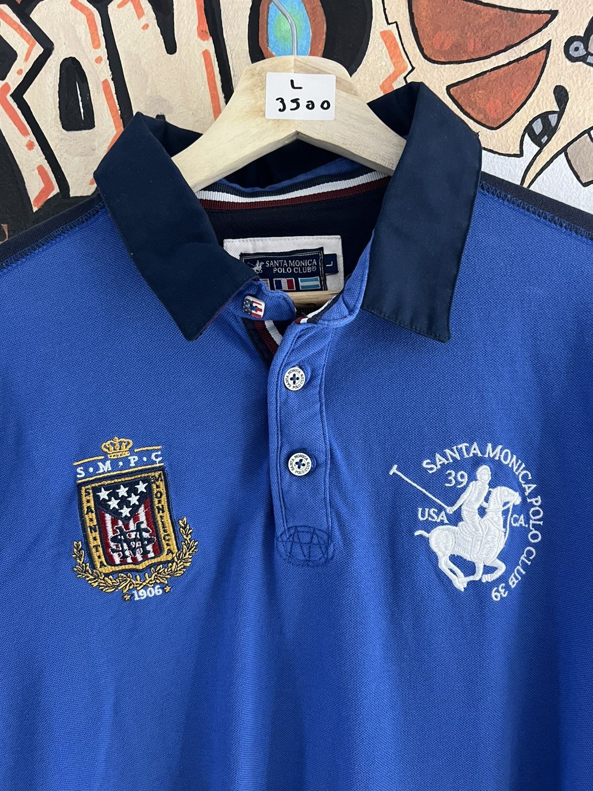 Vintage Vintage Santa Monica Polo Size US L / EU 52-54 / 3 - 2 Thumbnail