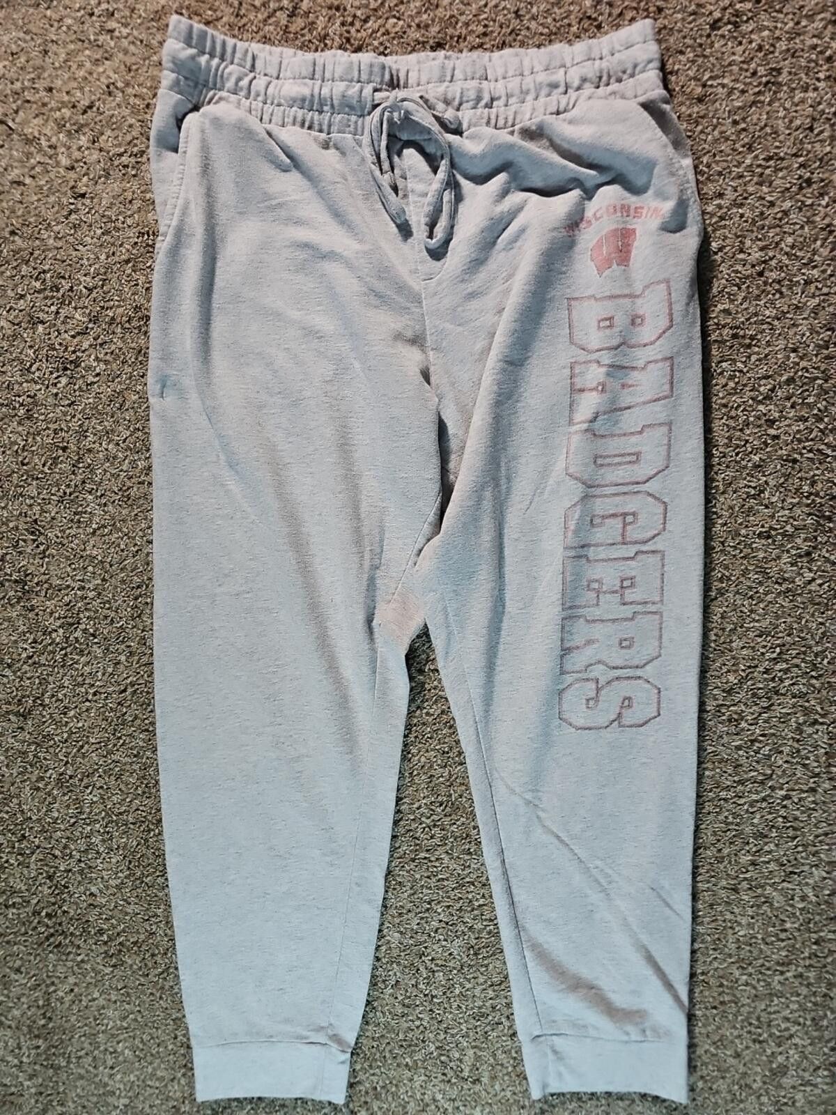 Other Sideline Apparel Wisconsin Badgers Light Sweatpants L Size ONE SIZE - 1 Thumbnail