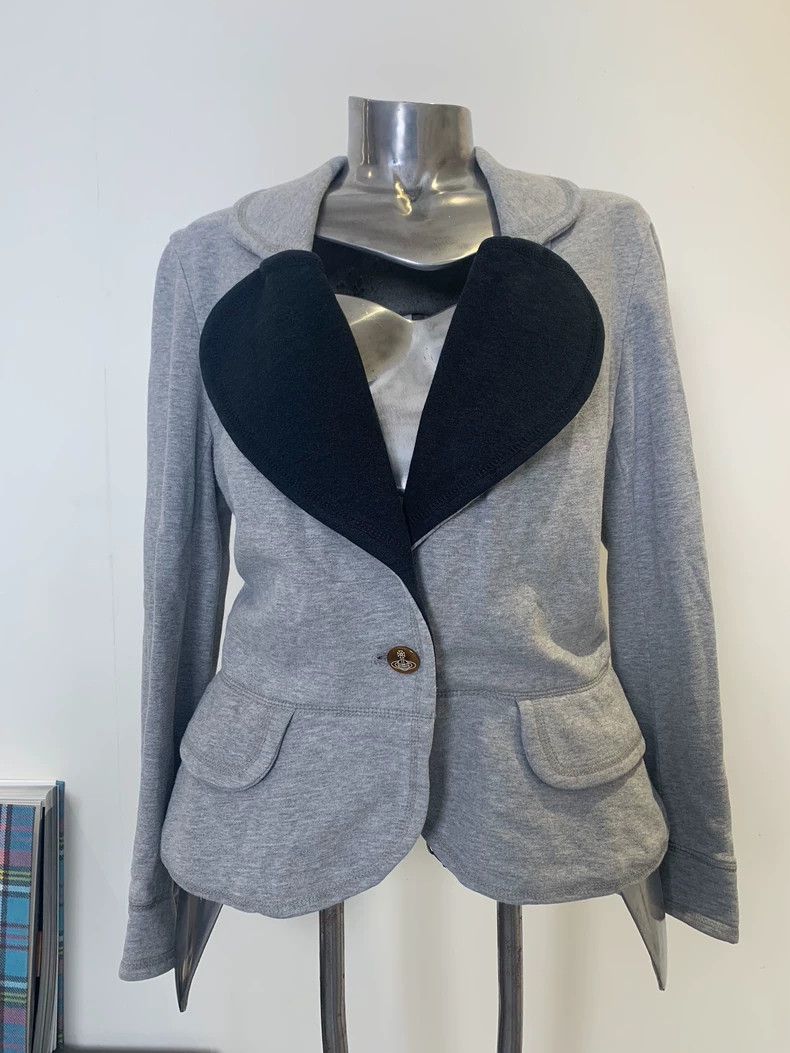 Vivienne Westwood Vivienne Westwood size3 Gray cotton love suit jacket Size M / US 6-8 / IT 42-44 - 9 Thumbnail