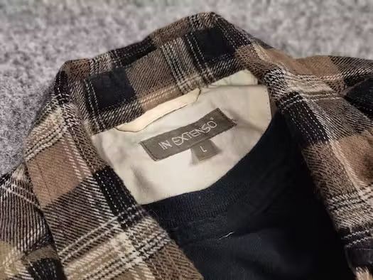 Flannel Vintage Flannel Shirt Travis Scott Style Size US L / EU 52-54 / 3 - 9 Thumbnail