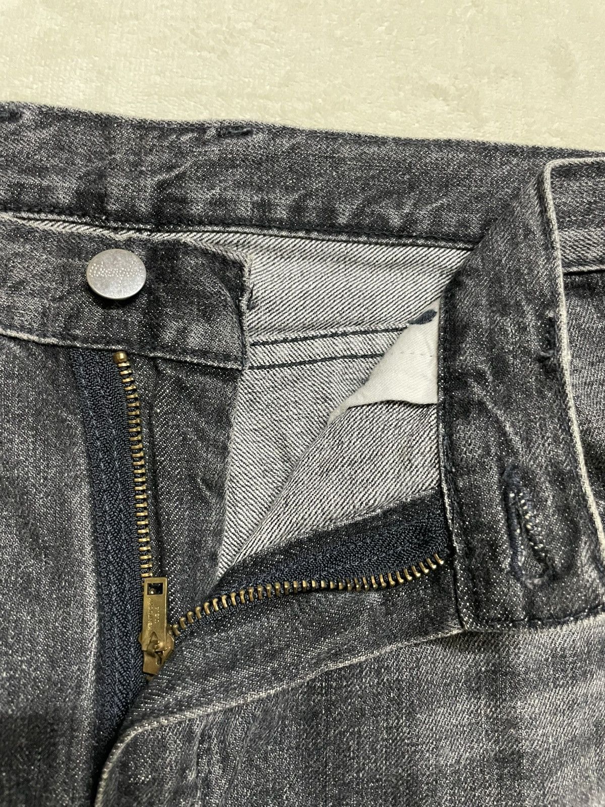 Wrangler Vintage Wrangler Japanese Brand Mudwash Dark Jeans Size US 32 / EU 48 - 6 Thumbnail