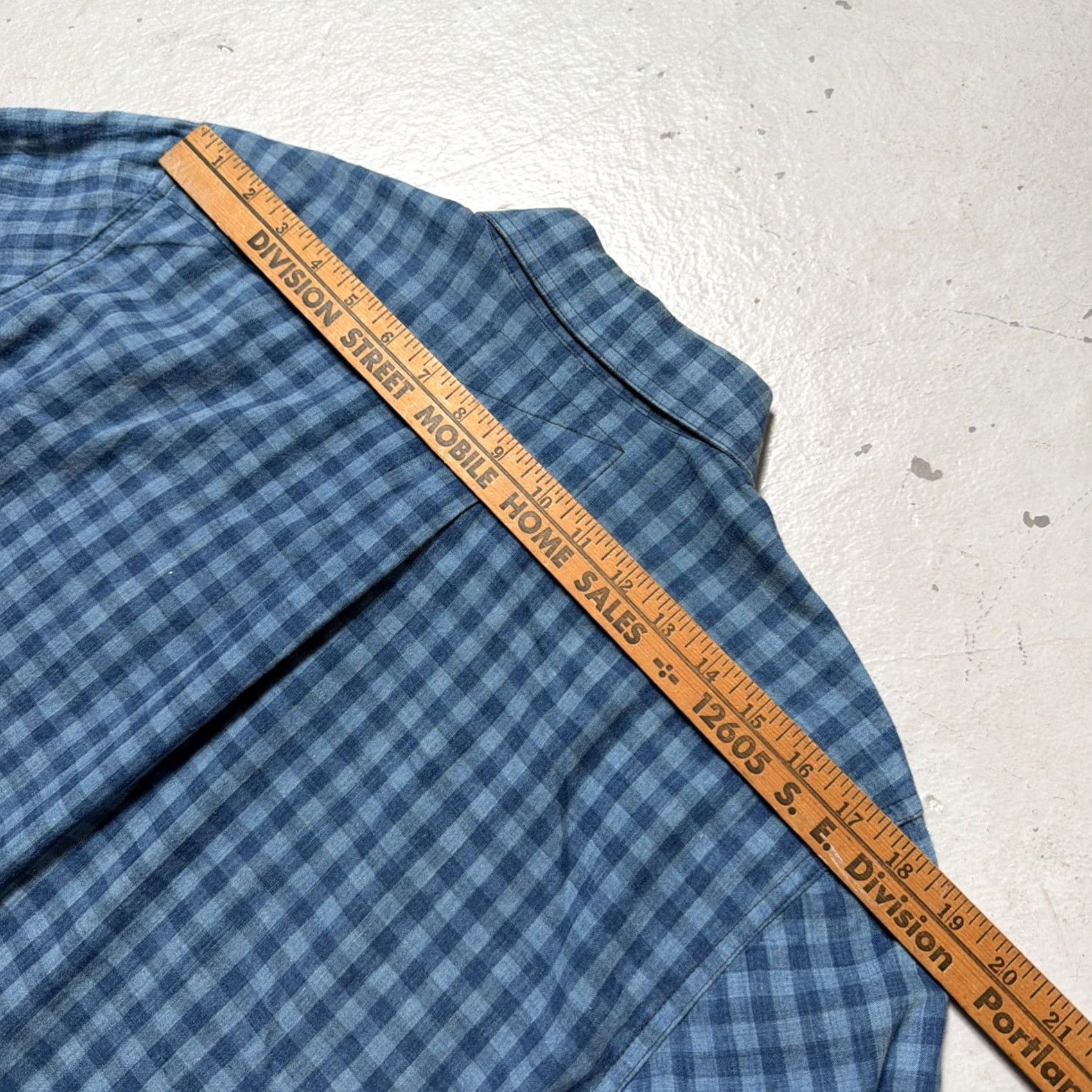 Rogue Territory Rogue Territory Cotton Gingham Flannel Plaid Button Work Shirt Made USA M Size US M / EU 48-50 / 2 - 8 Thumbnail