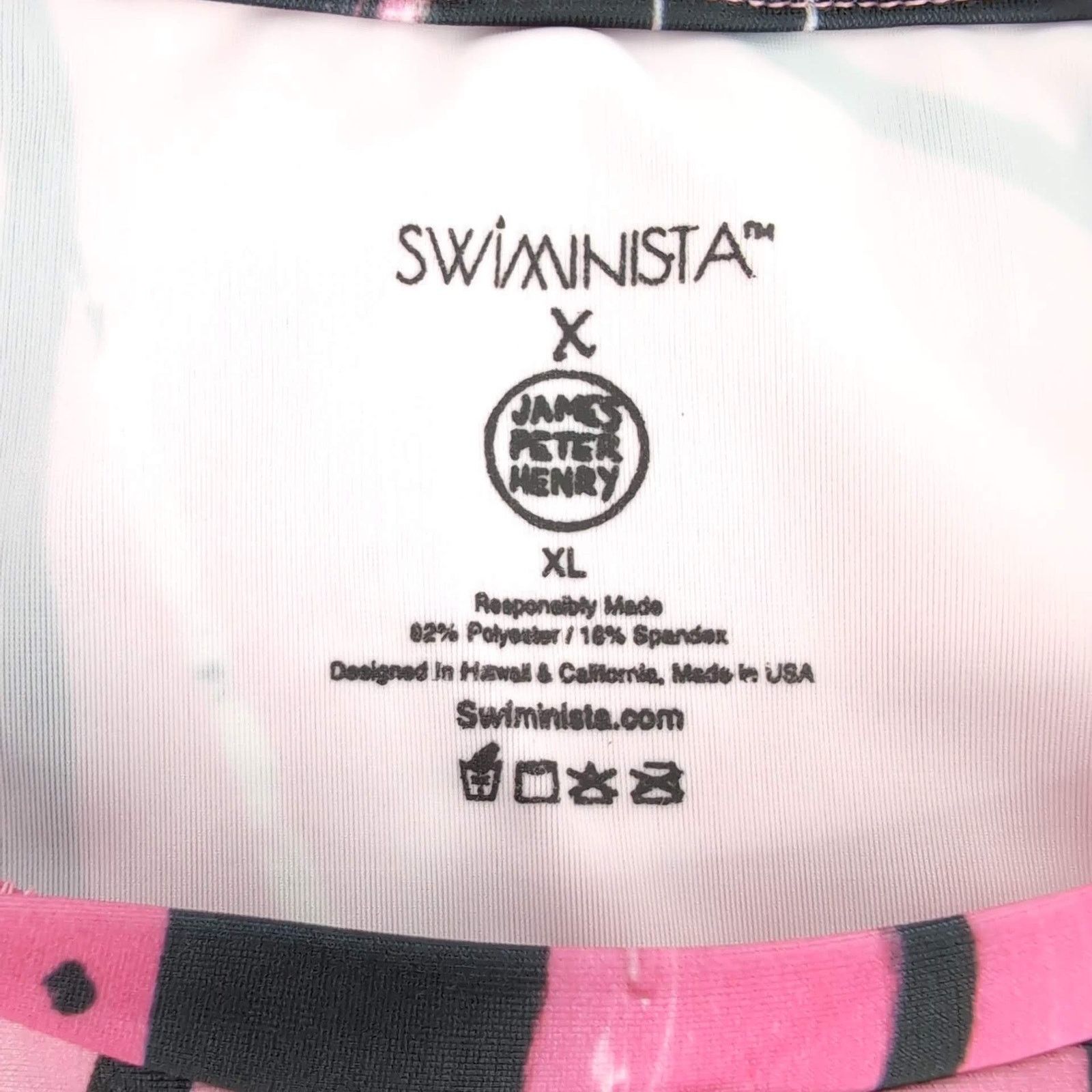 Other Swiminista x James Peter Henry Good Vibes XL Rashguard NWT Size US 36 / EU 52 - 4 Thumbnail