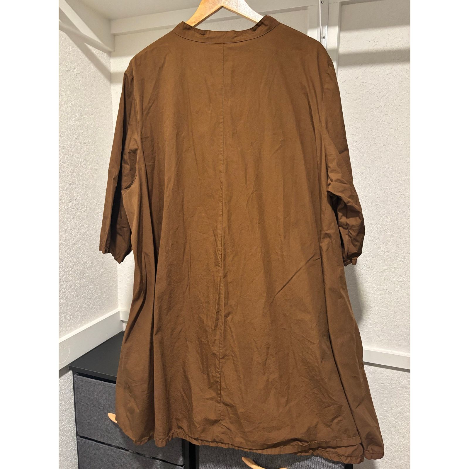 Bryn Walker NWOT Bryn Walker Brown Tunic 100% Organic Cotton Sz 2XL Size XXL / US 16-18 / IT 52-54 - 7 Thumbnail