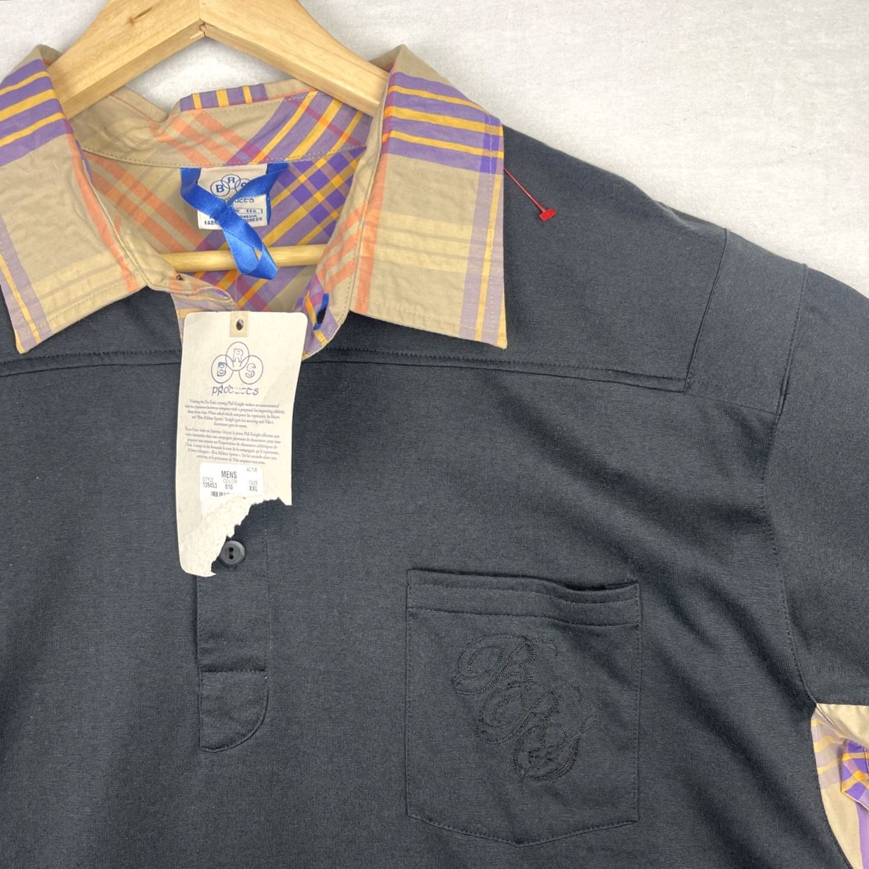 Nike Nike Polo Shirt Mens 2XL Black Plaid Polo Shirt Mens 2XL Black Plaid Size US XXL / EU 58 / 5 - 4 Thumbnail