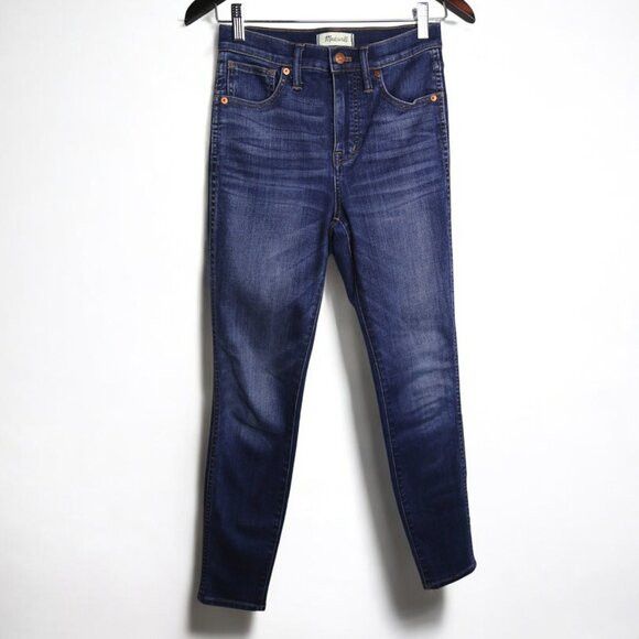 Madewell Madewell 10" High-Rise Skinny Jeans in Danny Wash Size 26" / US 2 / IT 38 - 1 Thumbnail