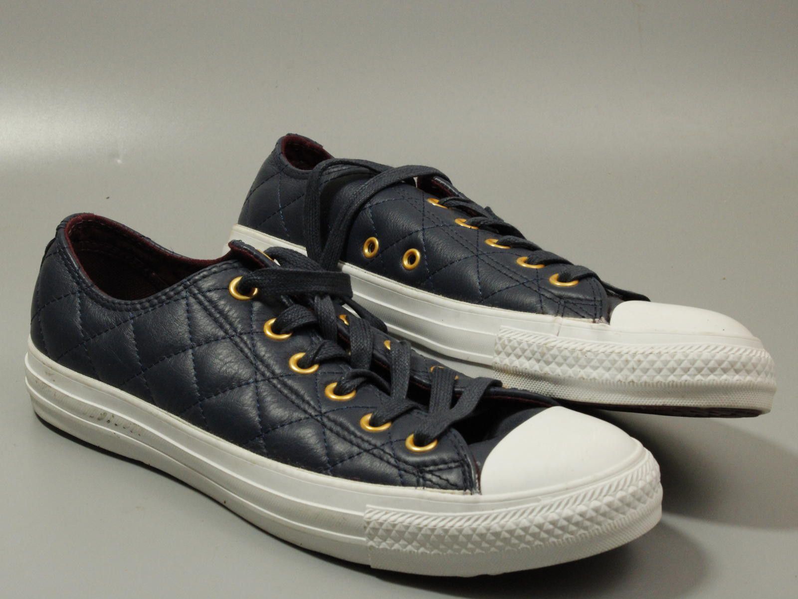 Converse Men's Black Quilted Low-Top Converse All Star Rubber Soles Size US 8 / EU 41 - 3 Thumbnail