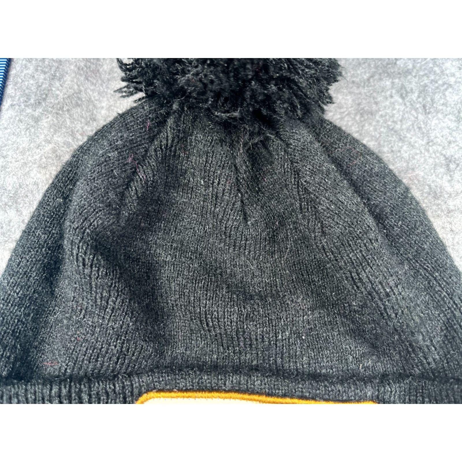 Coal Coal Headwear Beanie Toque Adult One Size Dark Gray Knit Acrylic Blend Pom Hat, Beanie, Unisex Adults, Casual Outdoor, Fall Winter, Gray, Logo, 90s? Size ONE SIZE - 3 Thumbnail