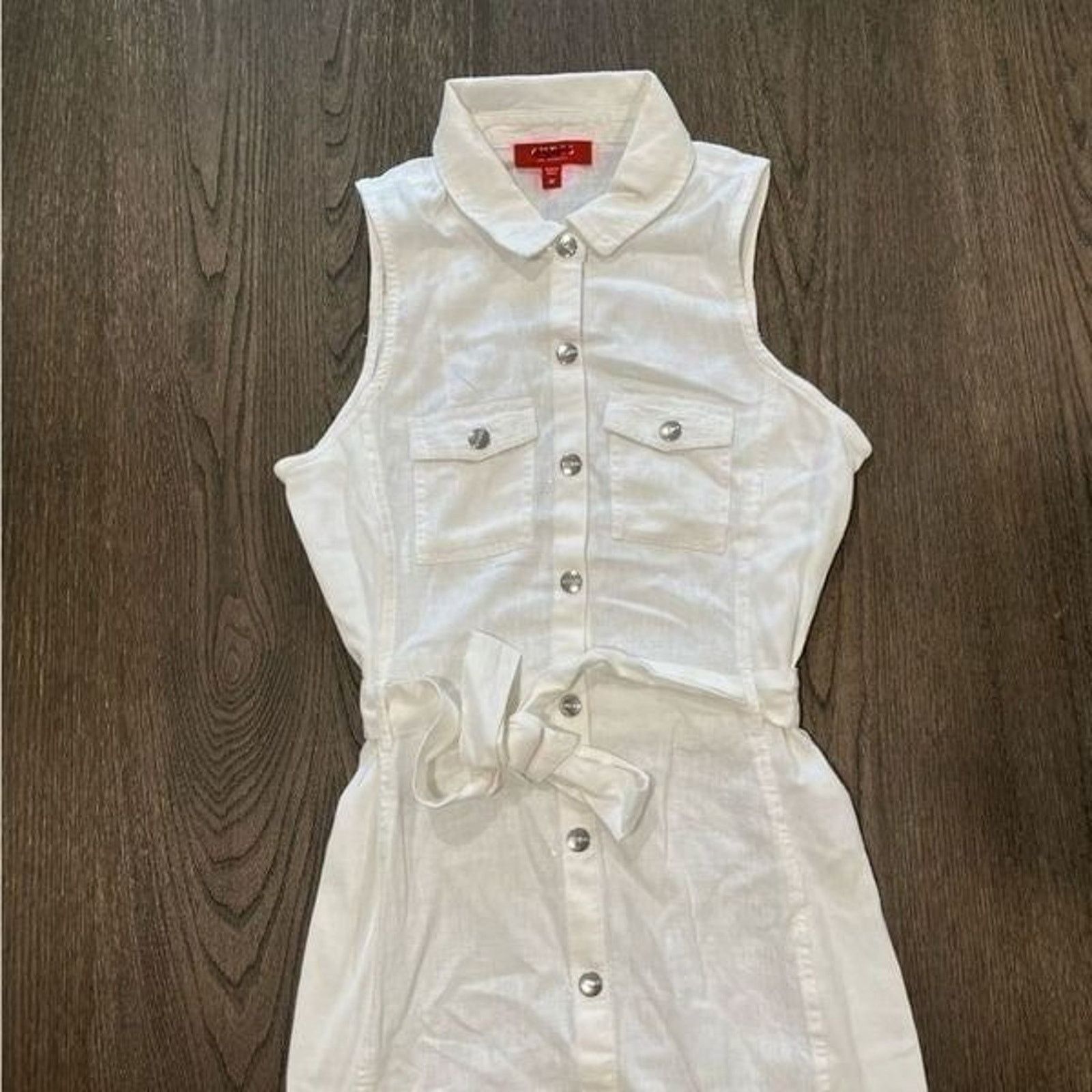 Guess NWOT Guess Los Angeles Linen Blend Utility Waist Dress Sz M Size M / US 6-8 / IT 42-44 - 3 Thumbnail