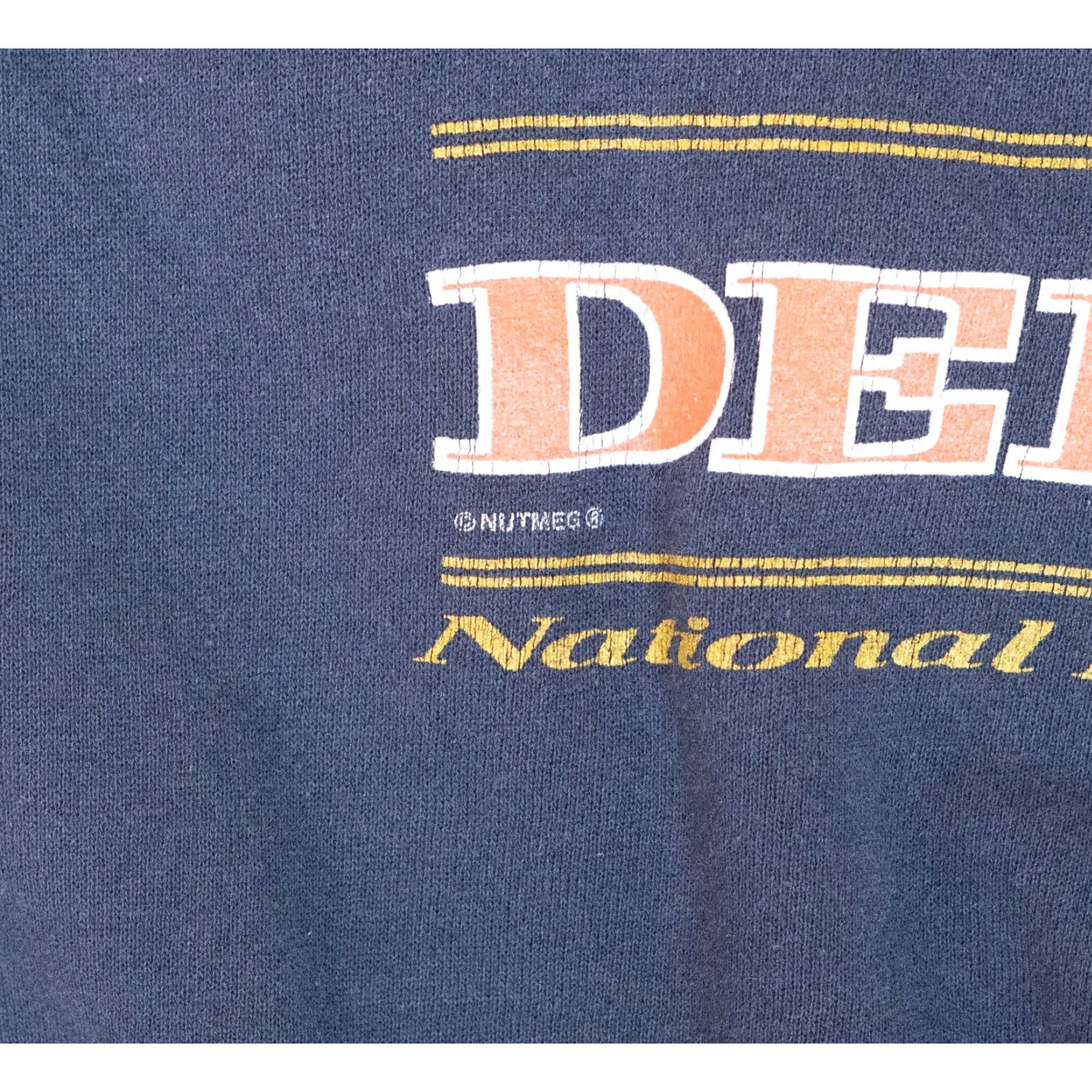 Nutmeg VINTAGE Nutmeg Denver Broncos Sweatshirt Crew Neck Blue NFL Logo 1998 S women Gas? Size S / US 4 / IT 40 - 5 Thumbnail