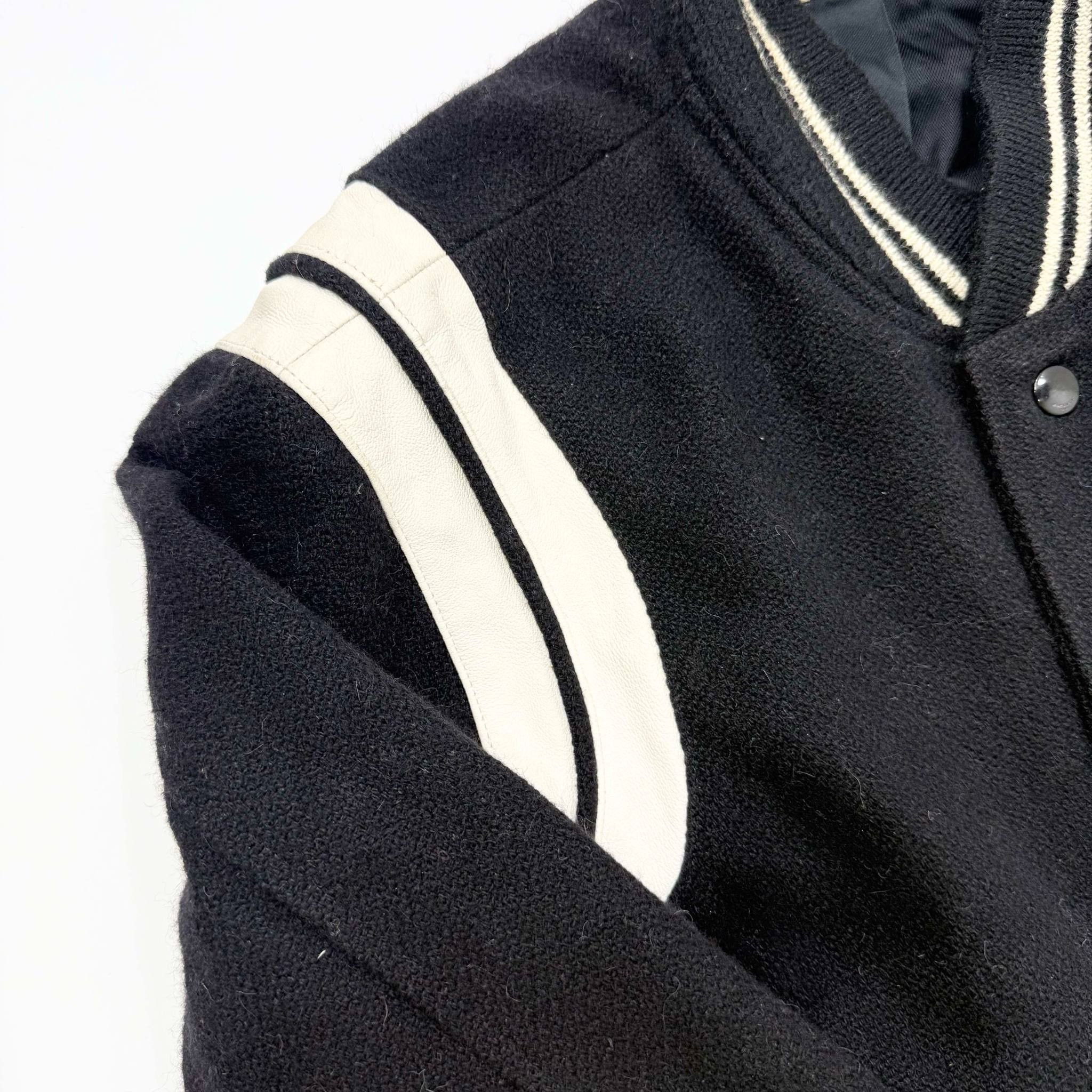 Hedi Slimane × Saint Laurent Paris SAINT LAURENT BLACK WOOL TEDDY JACKET - IT46 Size US S / EU 44-46 / 1 - 4 Thumbnail
