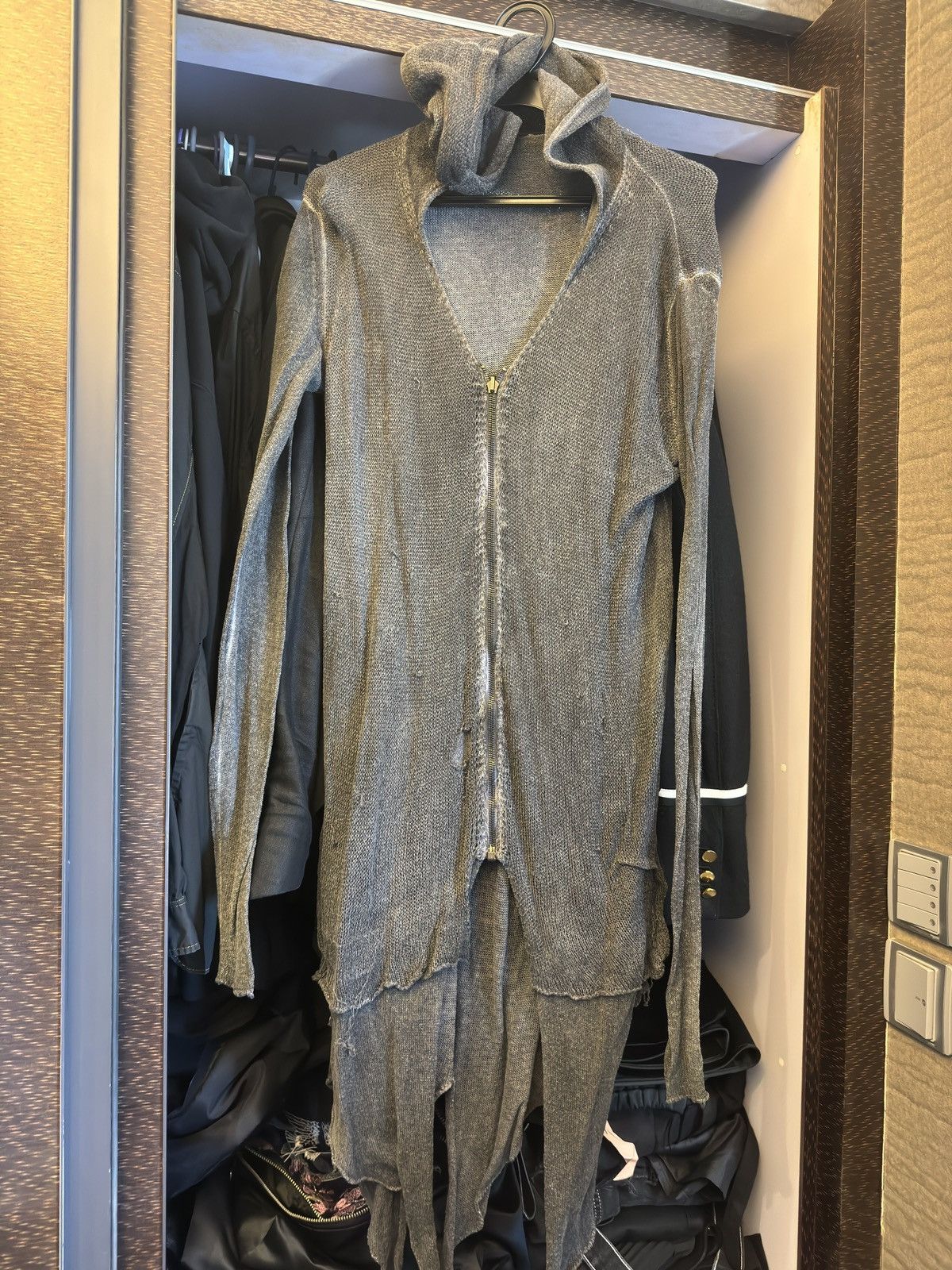 image of Lumen Et Umbra Zip Up in Grey, Men's (Size Small)