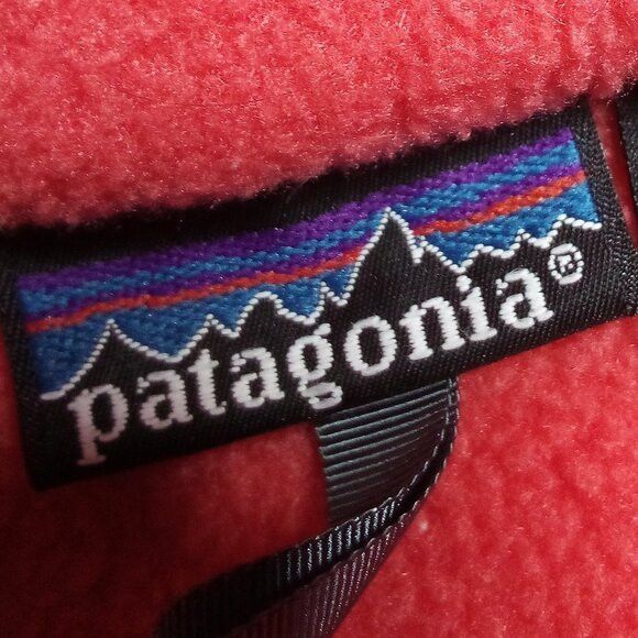 Patagonia × Vintage Vintage Patagonia Retro X Fleece Jacket Pink Size L / US 10 / IT 46 - 3 Thumbnail