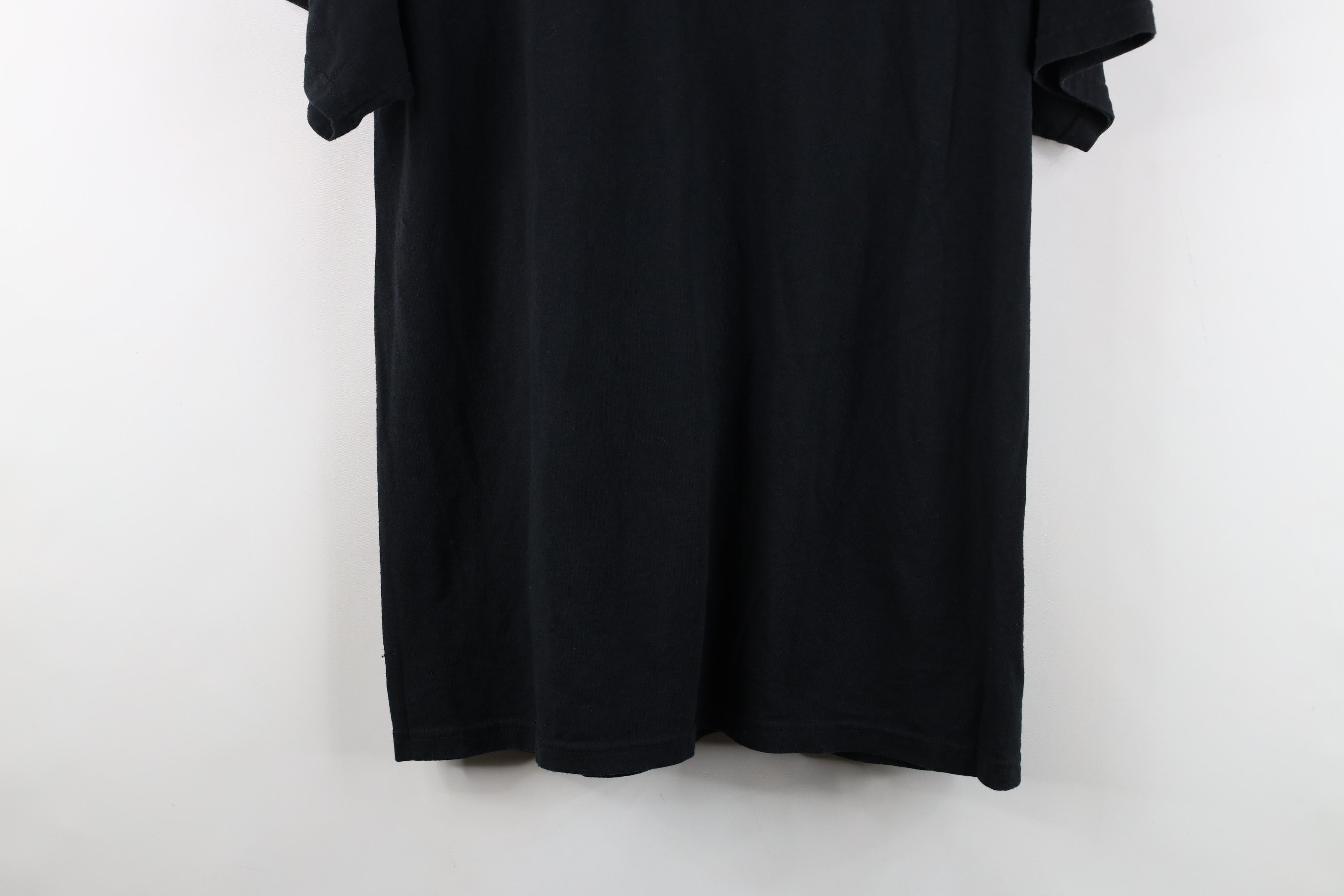Vintage Vintage 90s Y2K Streetwear Blank Heavyweight T-Shirt Black Size US L / EU 52-54 / 3 - 3 Thumbnail
