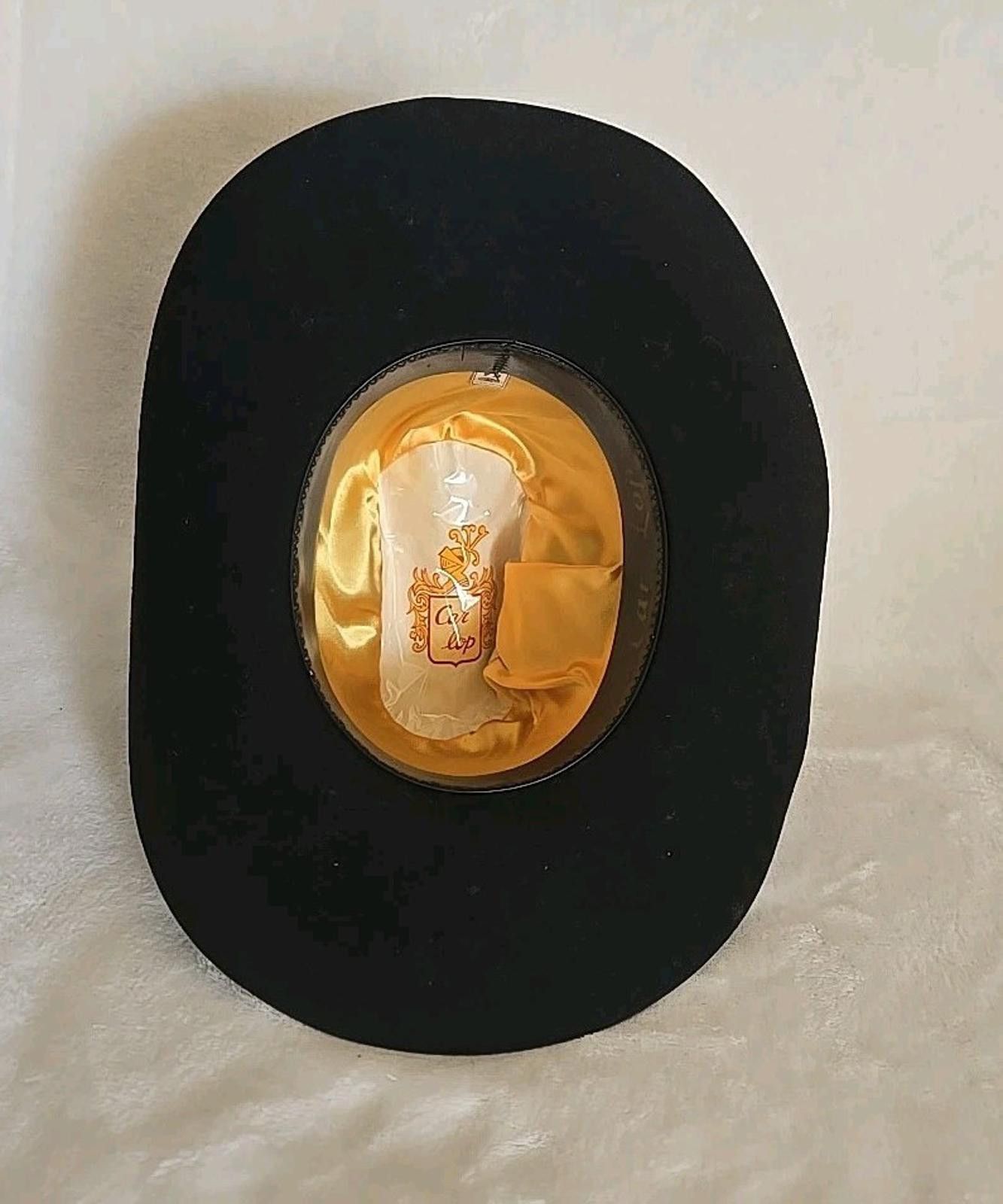 Other Vintage Car Lop Western Cowboy Hat Size 54 Leather Lining Size ONE SIZE - 2 Thumbnail