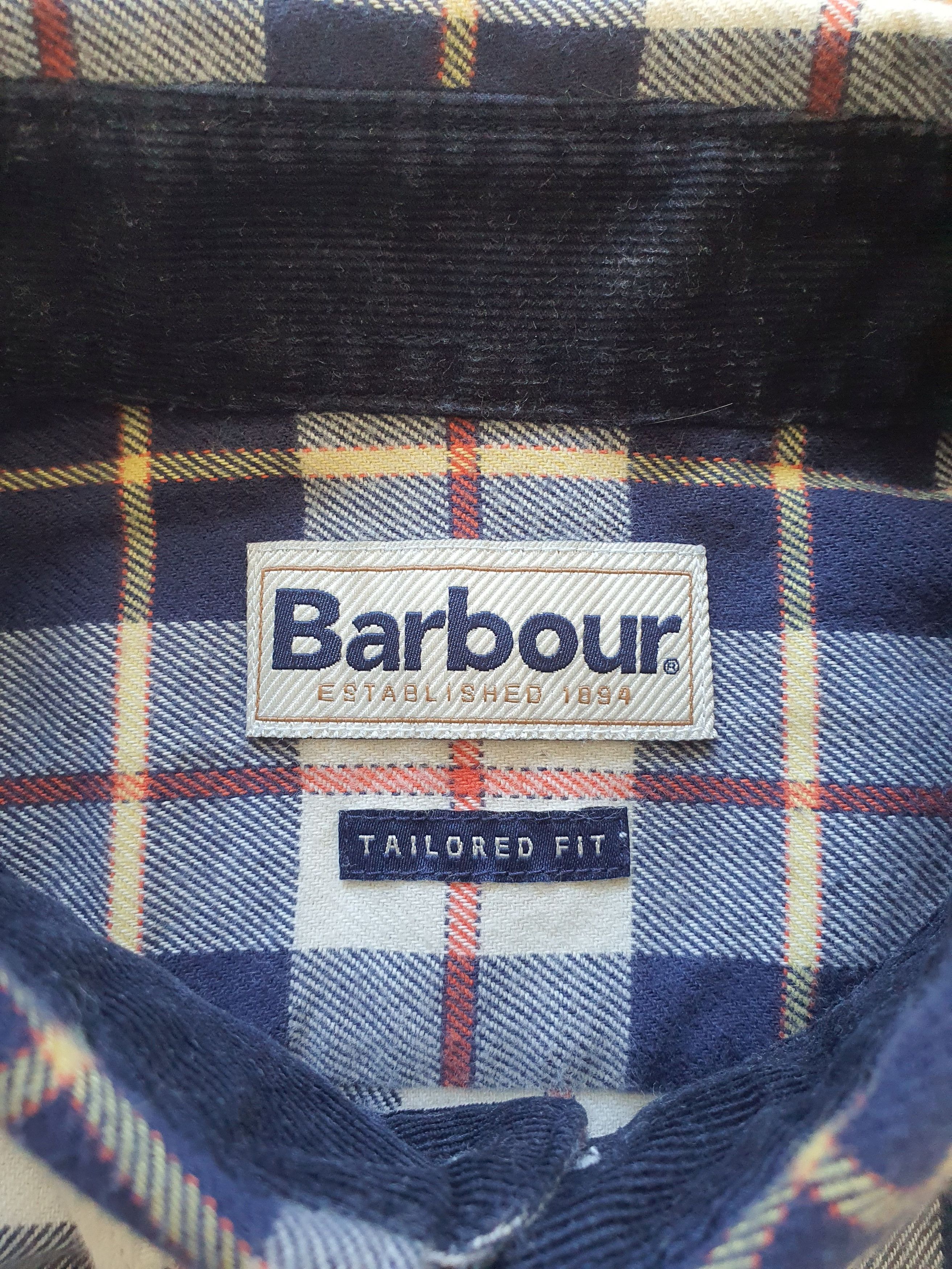 Barbour × Flannel Button Down Collar Casual Dress Shirt - STAPLETON BLAKE Size US S / EU 44-46 / 1 - 4 Thumbnail