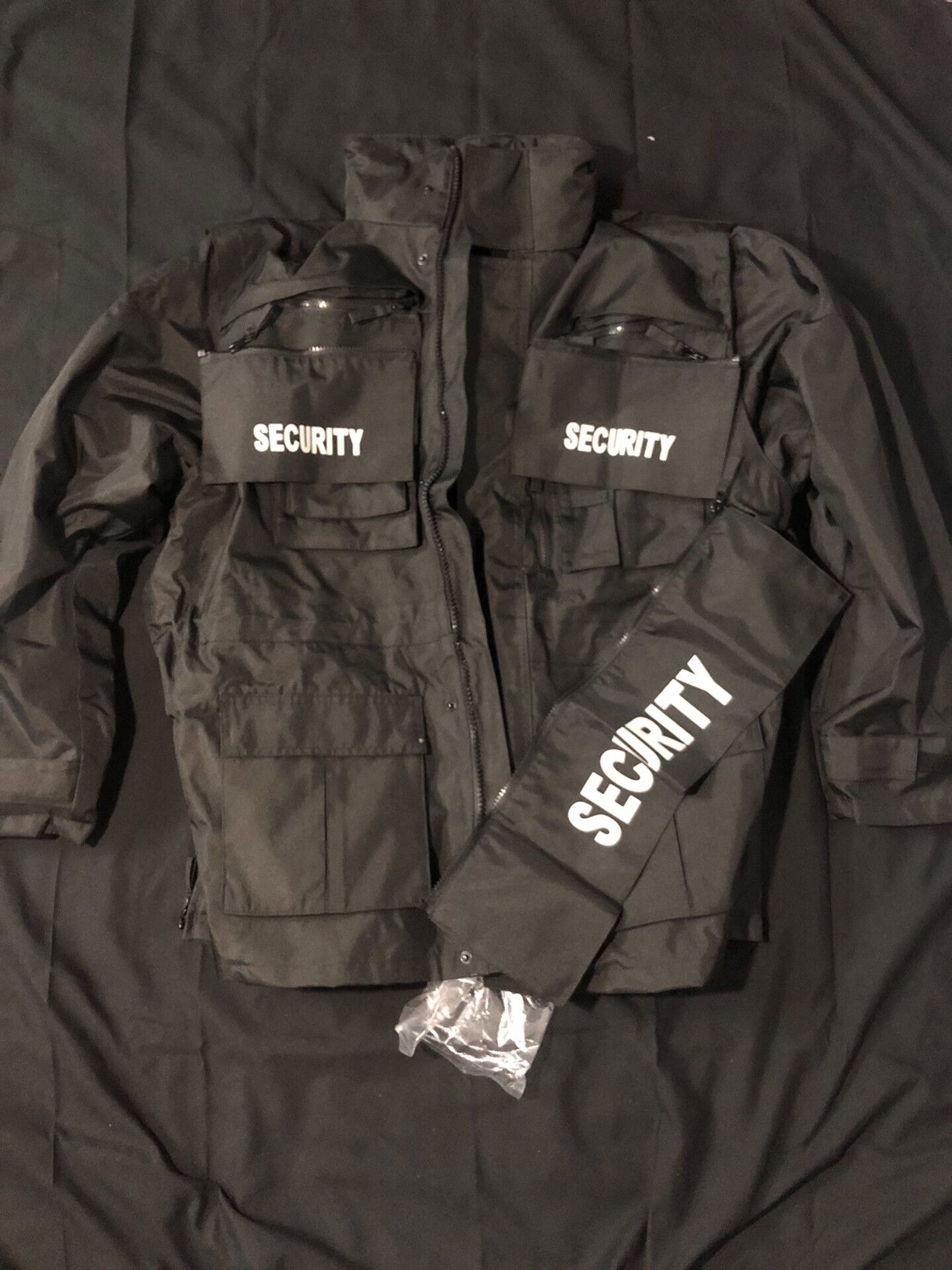 Balenciaga black security jacket with detachable sleeves Size US M / EU 48-50 / 2 - 1 Thumbnail