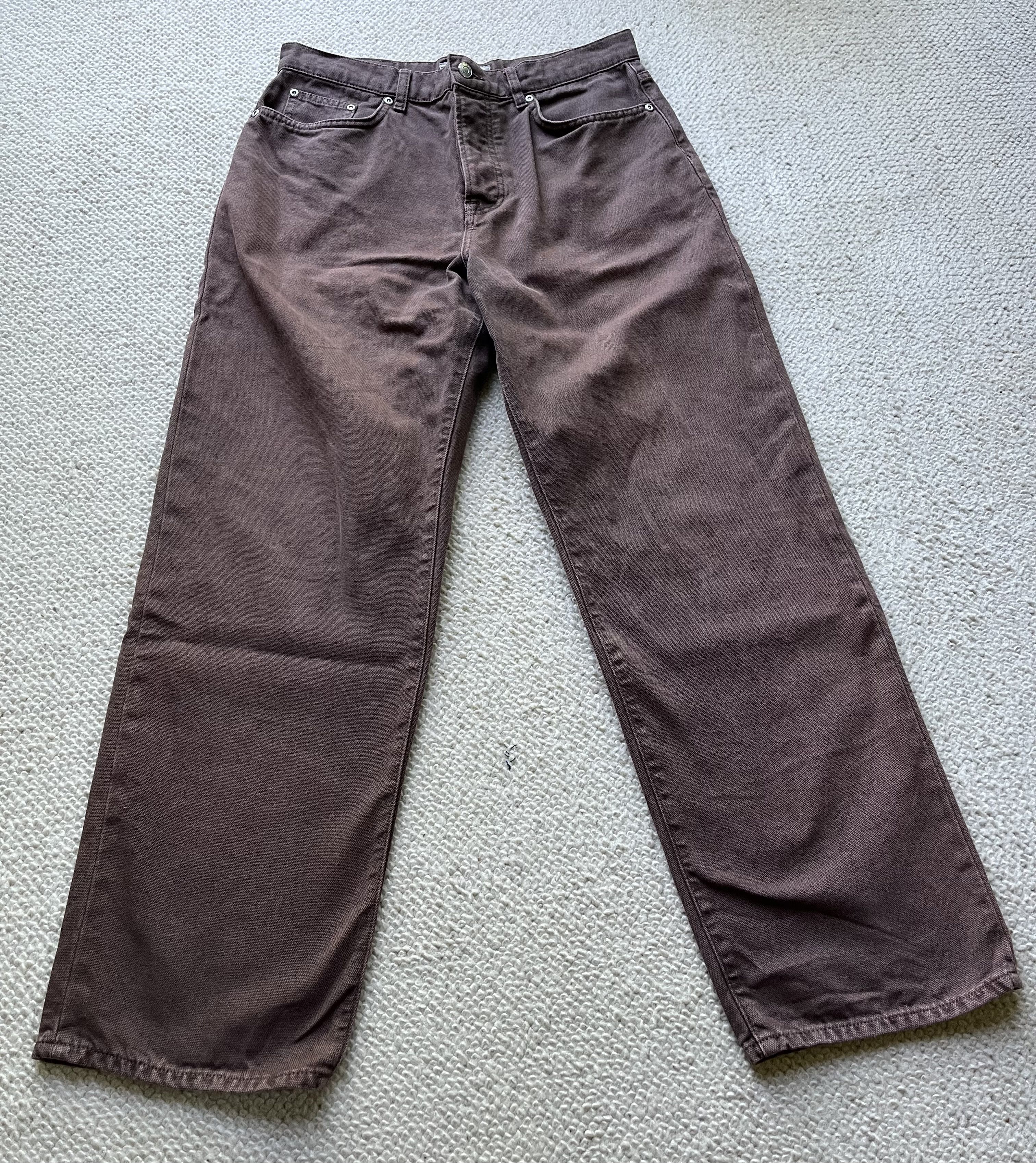 Stussy Stussy - Big Ol Jeans - Brown Denim Size US 30 / EU 46 - 1 Thumbnail