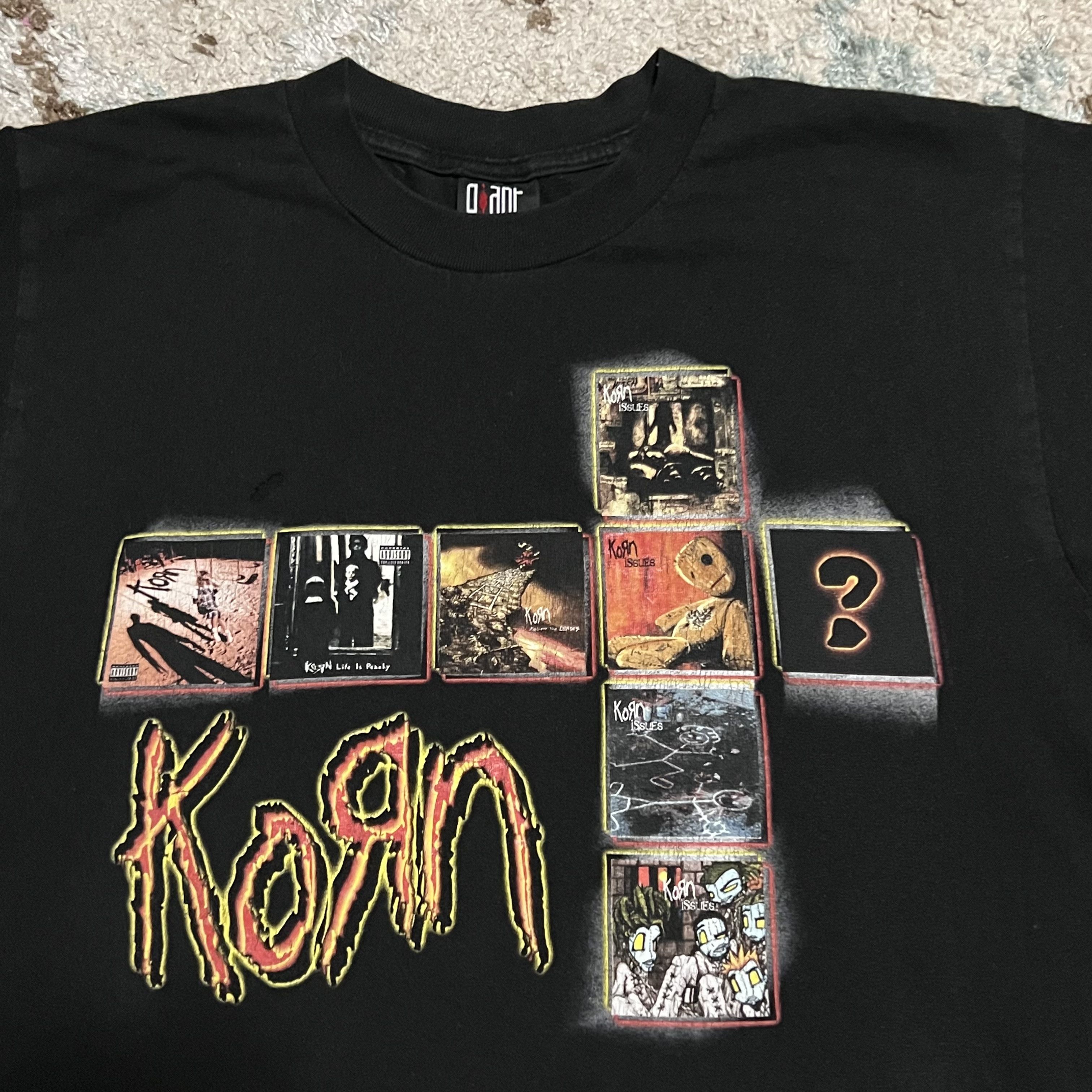 Vintage VTG 90’s Giant hotsell Tag Korn T-Shirt