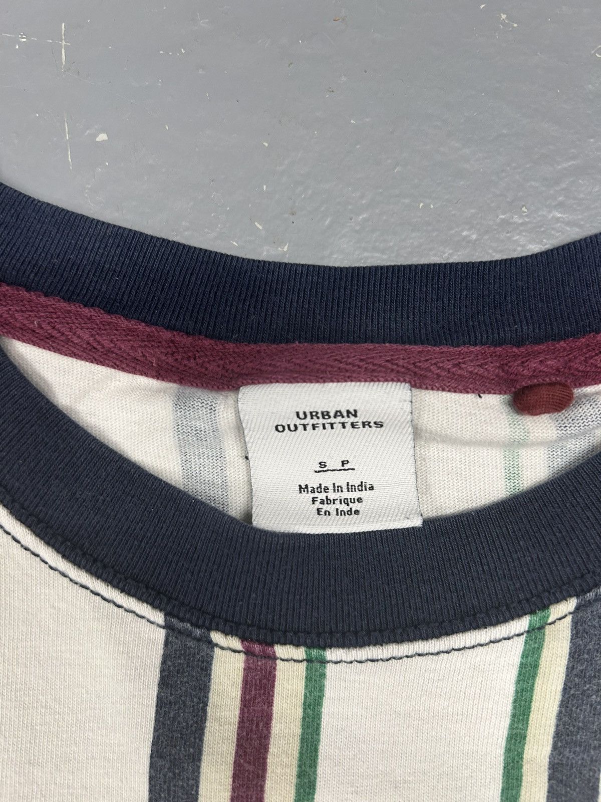 Urban Outfitters Vintage Style Urban Outfitters Boxy Striped Tee Shirt Size US L / EU 52-54 / 3 - 2 Thumbnail