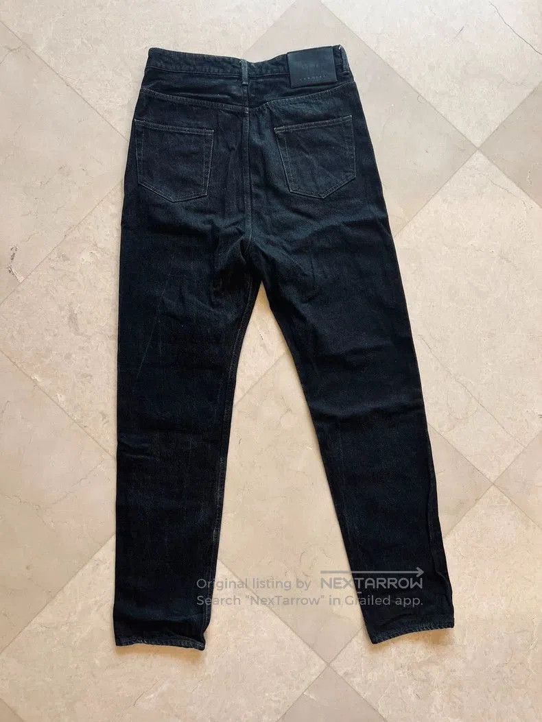 Rick Owens Drkshdw Rick Owens DRKSHDW Men's Waxed Black Denim. Size US 31 - 7 Thumbnail