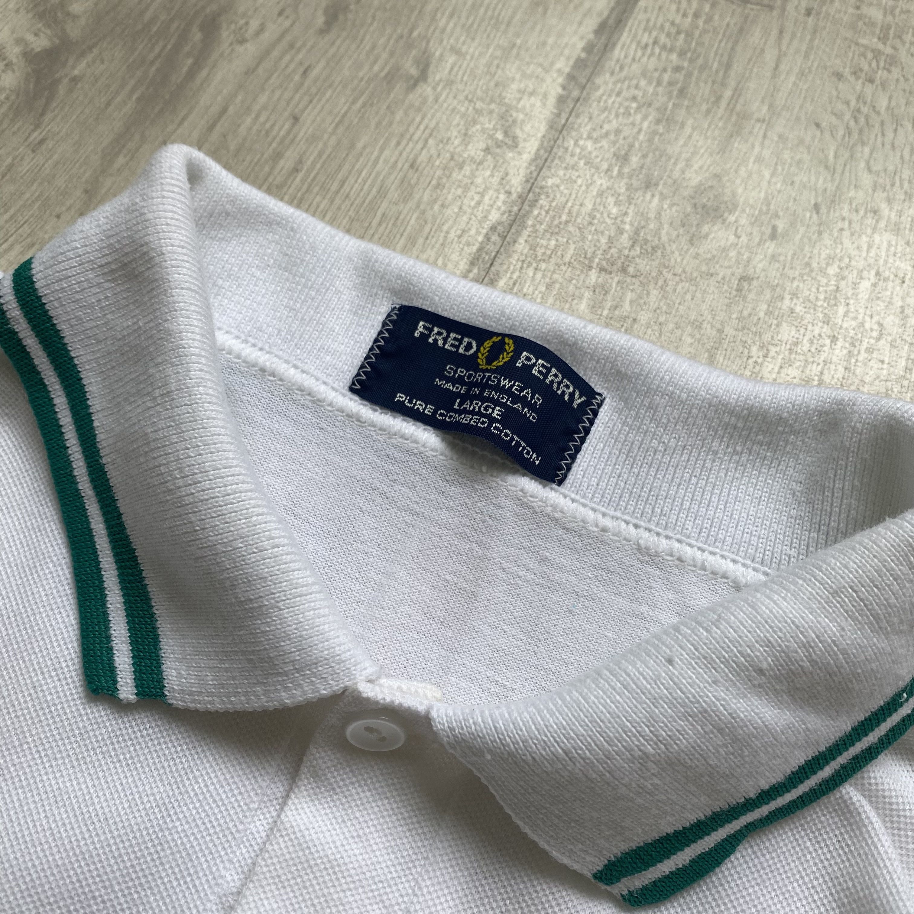 Fred Perry Vintage 80s Fred Perry polo Stripped Oldmoney Tee Size US M / EU 48-50 / 2 - 5 Thumbnail