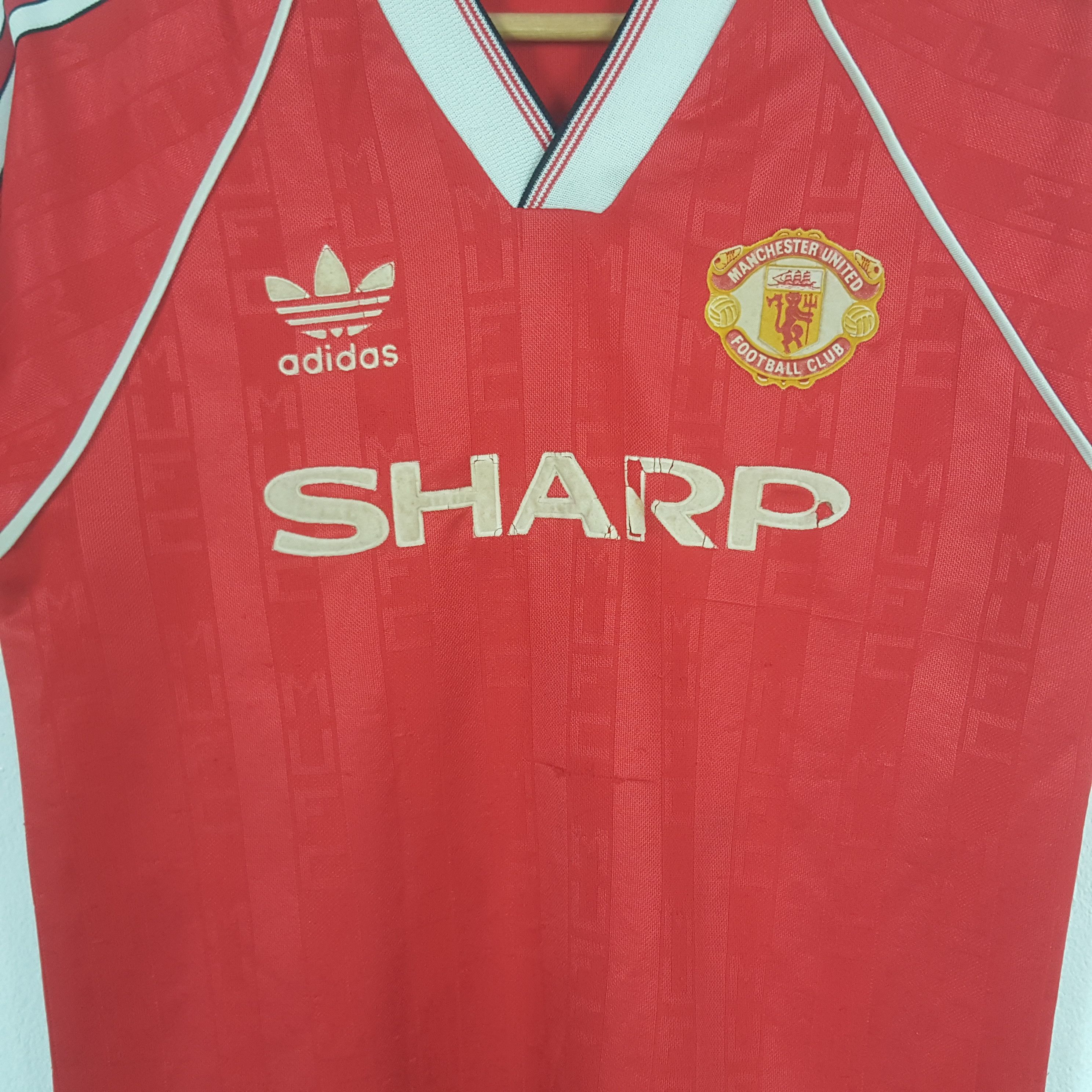 Adidas Vintage Adidas Manchester United 1988 Jersey Tshirt 32 Size US S / EU 44-46 / 1 - 2 Thumbnail