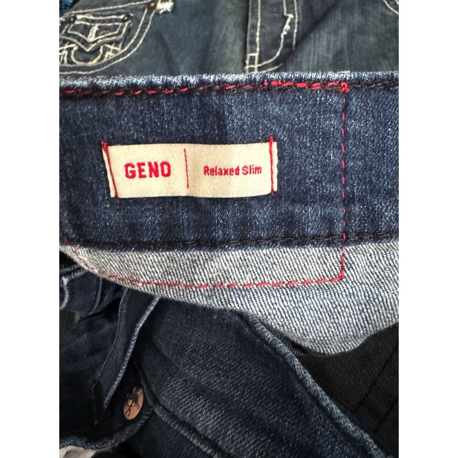 True Religion True Religion Geno Relax Slim Jeans Pants 31 x 32 Mens Regular Multicolor Jeans Slim 90s? Size US 33 - 6 Thumbnail
