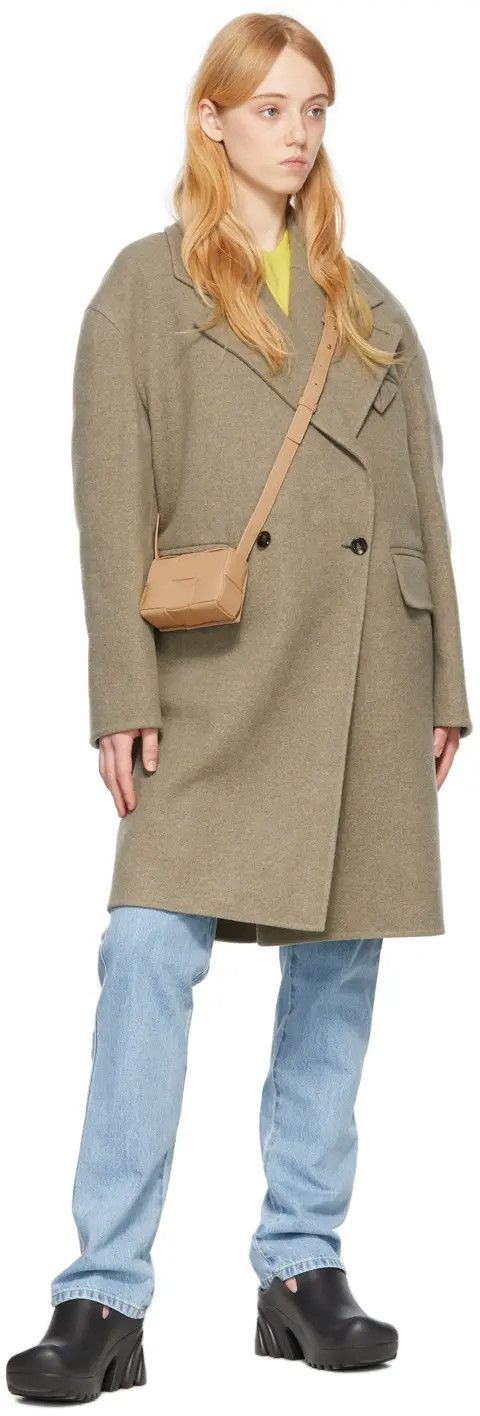 Bottega Veneta o1loc1c0824 Size: OS / Leather Cross-Body Mini Bag in Peach Size ONE SIZE - 4 Thumbnail